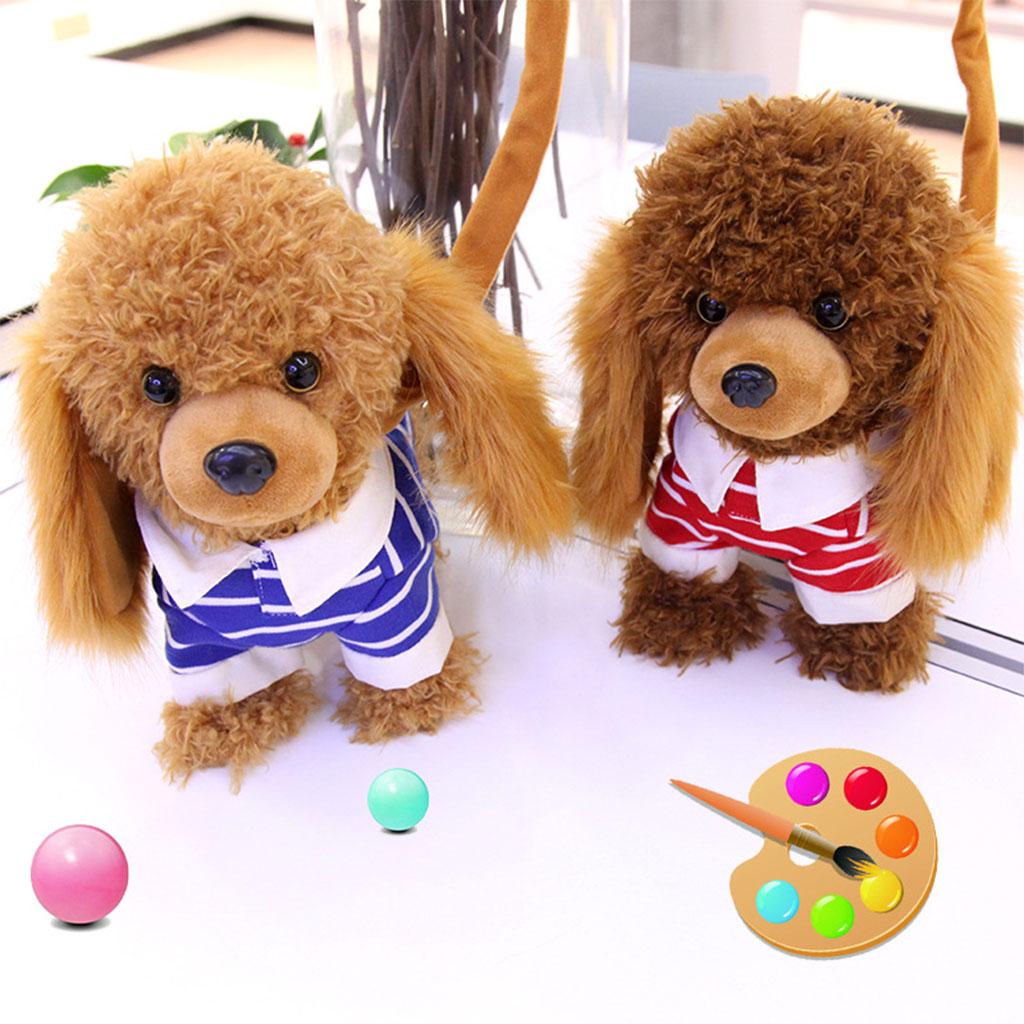 Kids Electronic Walking Plush Dog Toy for Baby Toddler Durable Happy Friend Funny ,Easy to Use Stretching Realistic Soft Cute