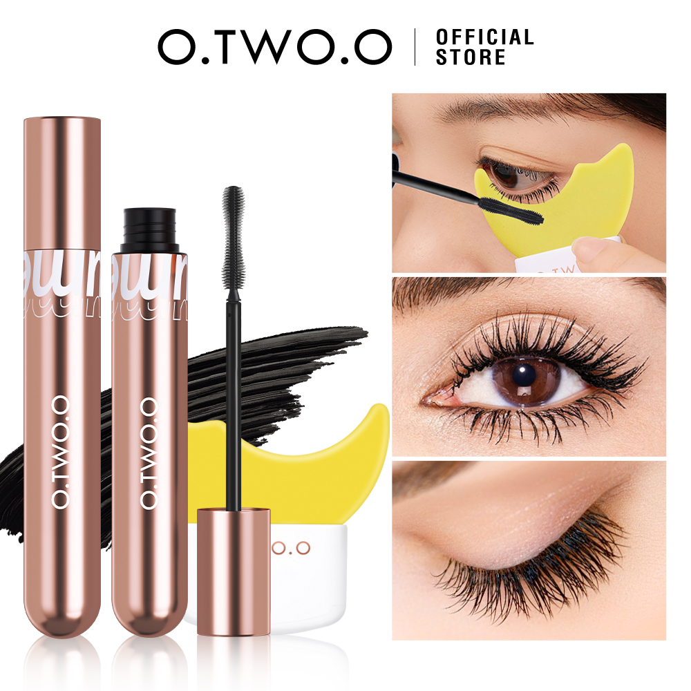 Best of O.TWO.O Mascara 4d Silk Fiber Mascara Waterproof Extra Volume Smudge-proof Curling Lengthening Eyelash Extension Eye Makeup Tool Reviews & Tips