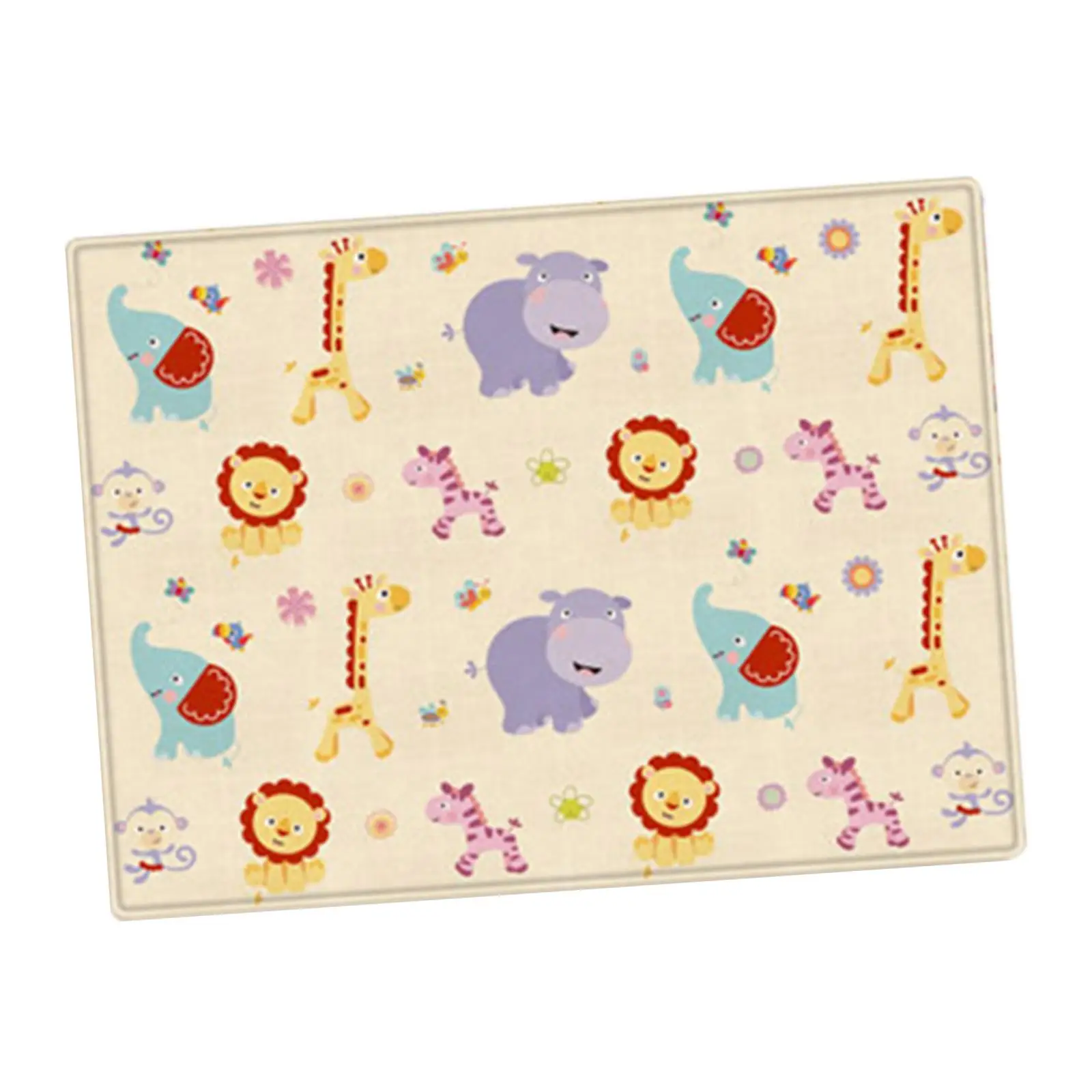 Folding Puzzle Mat Playmat Anti Slip Baby Play Mat for Infant Kids Playroom