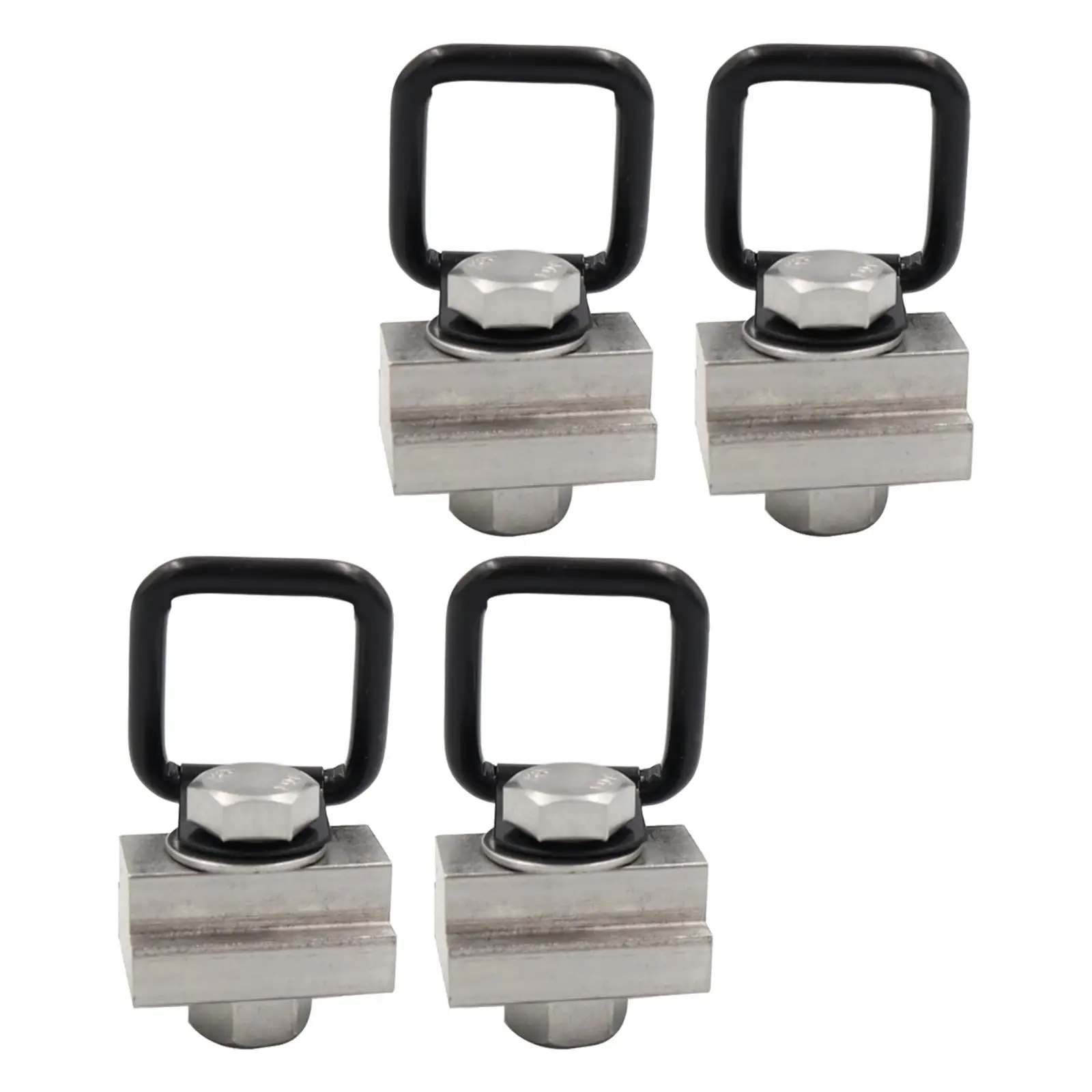 4x Car Bed Rail T Slot Nuts Kit with 3/8