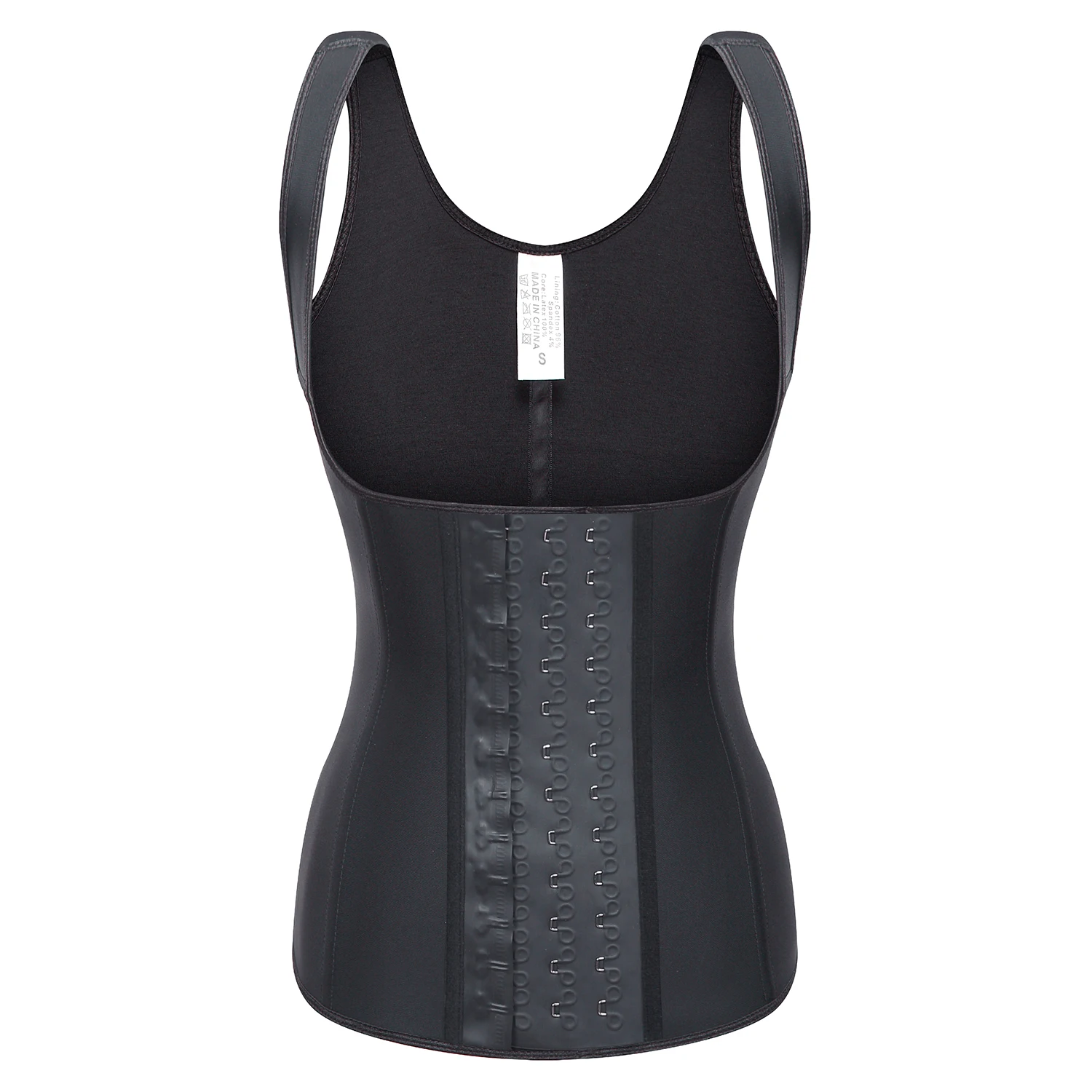 Description Picture 5 of itemHigh Compression Waist Trainer Firm Control Body Shapewear Women Latex Sports Vest Slimming Corset Steel Bone Fajas Colombianas