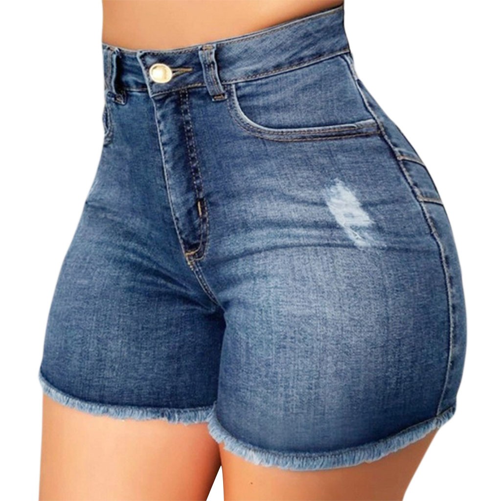 Title 5, Shorts Denim Jeans Woman Denim Shorts Broken Cr...