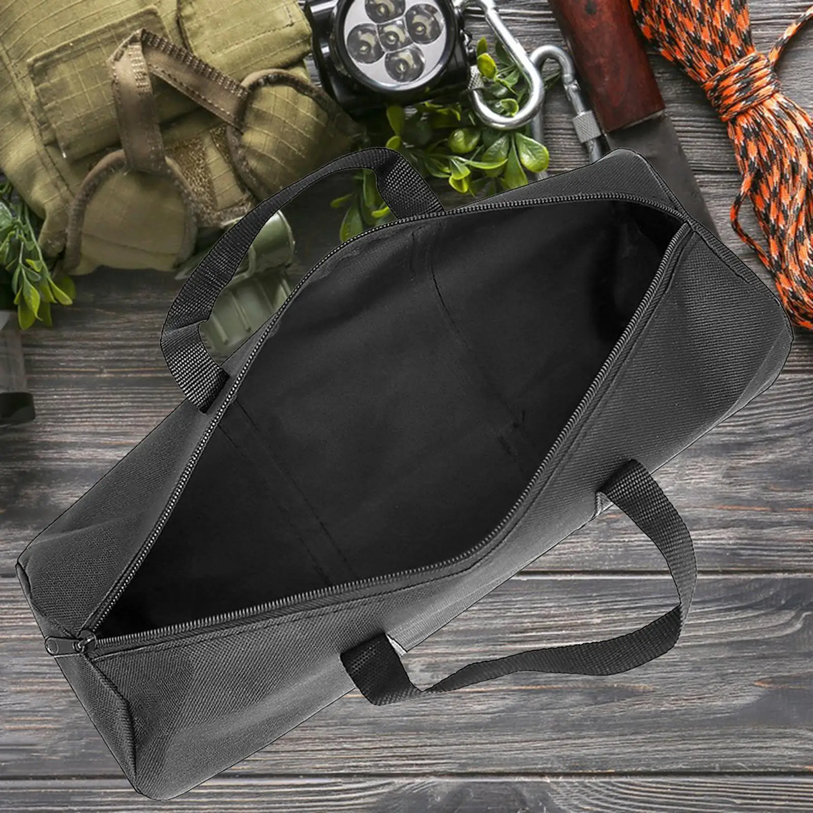 Tent Poles Storage Bag Awning Frame Tent Accessories Casual Sundries Pouch Durable Oversize Multi Tool Bag for Trekking Survival