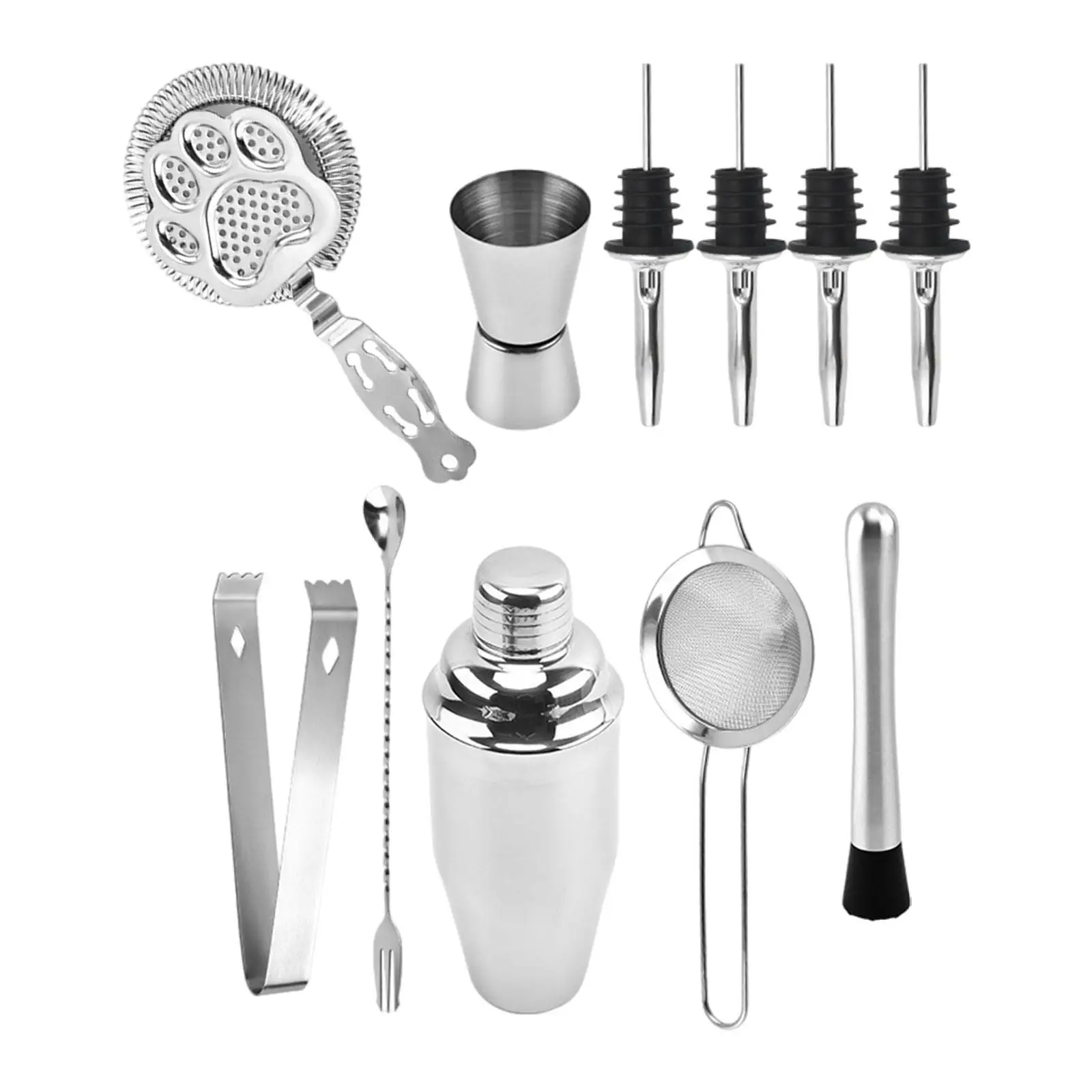Barware Sets Leakproof Drink Mixer Multitool Boston Shaker Juice Making Kits for Birthday Gifts Wedding Party Traveling Home