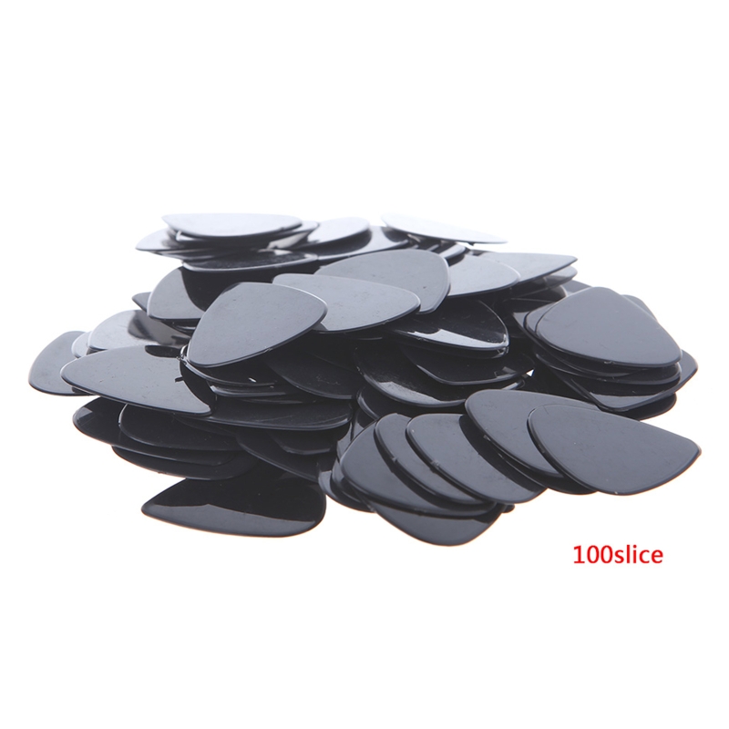 Description Picture 2 of item100 pcs ABS Celluloid Guitar Picks Acoustic Electric Guitarra Bass Nylon Mediator Plectrum Thickness 0.71mm