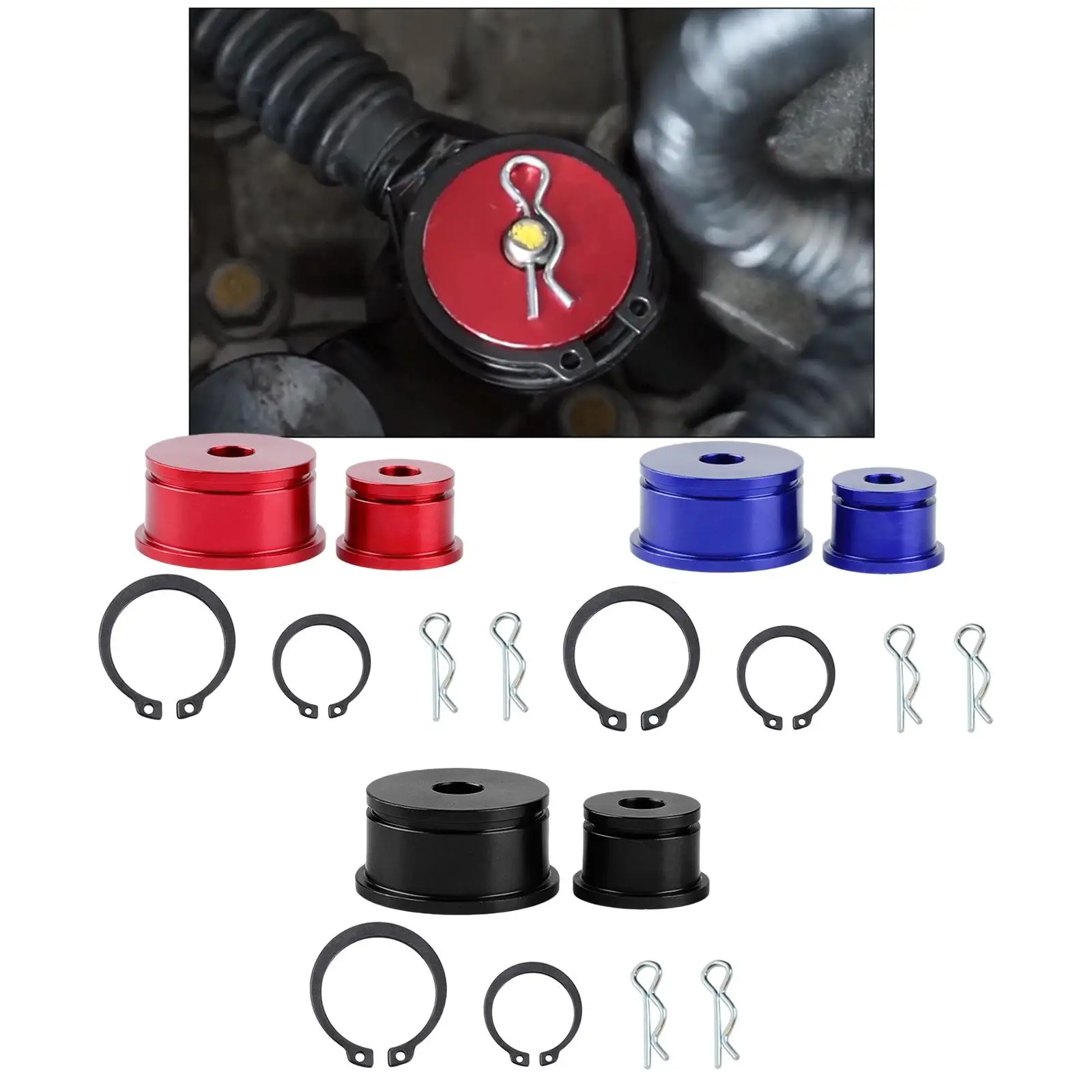 Shifter Cable Bushings Durable Fit for Mitsubishi Evolution VII iX Replace