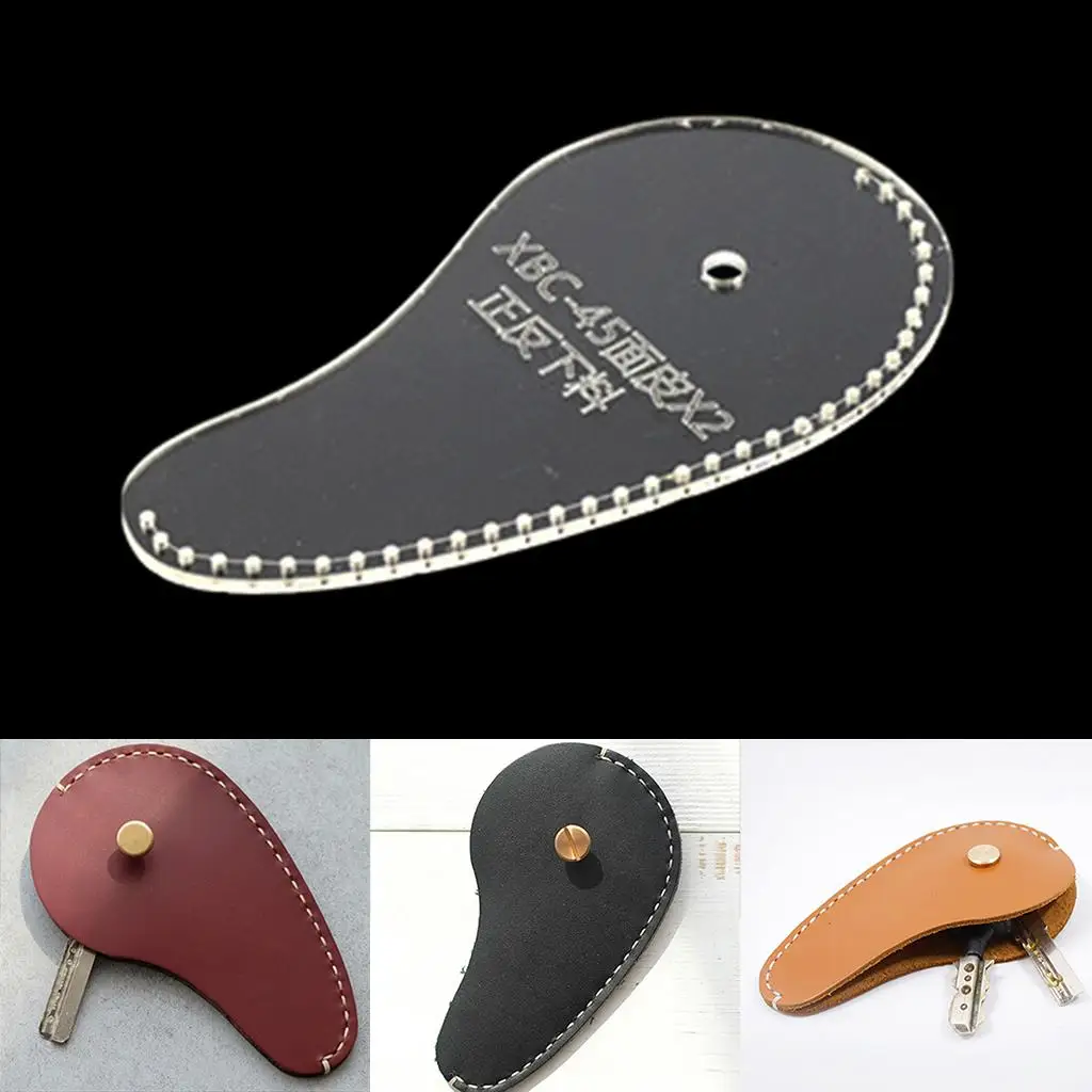 Handmade Acrylic Key Case Model Stencil Template Keyfob Cutting Leathercraft
