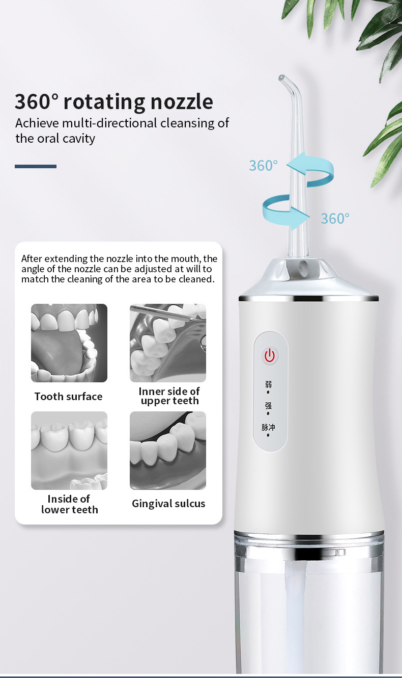 Title 35, LISM Oral Irrigator USB Rechargeable Water Flos...