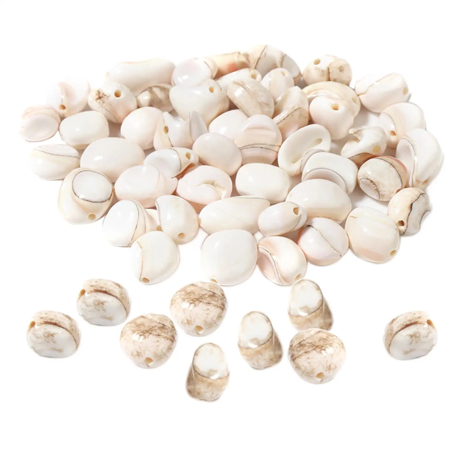 130Pcs Shells Ocean Beach Theme Jewelry Making Supplies for Foot Chains Home Decor Gifts