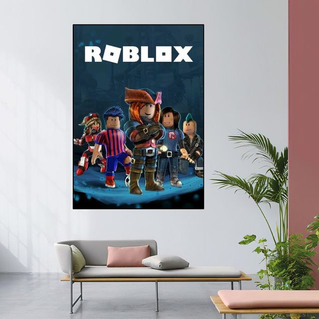 Game R-Roblox Cool one Poster Prints Wall Sticker Painting Bedroom