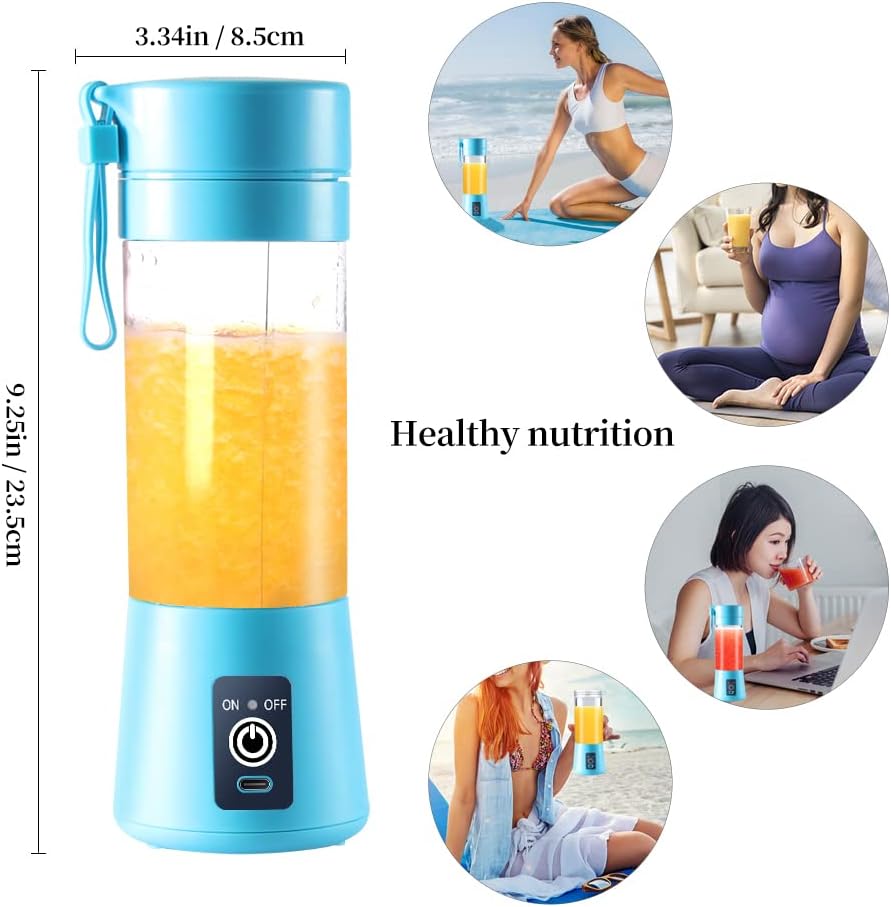 Title 9, Mini Electric Juicer Portable Blender Cup USB C...