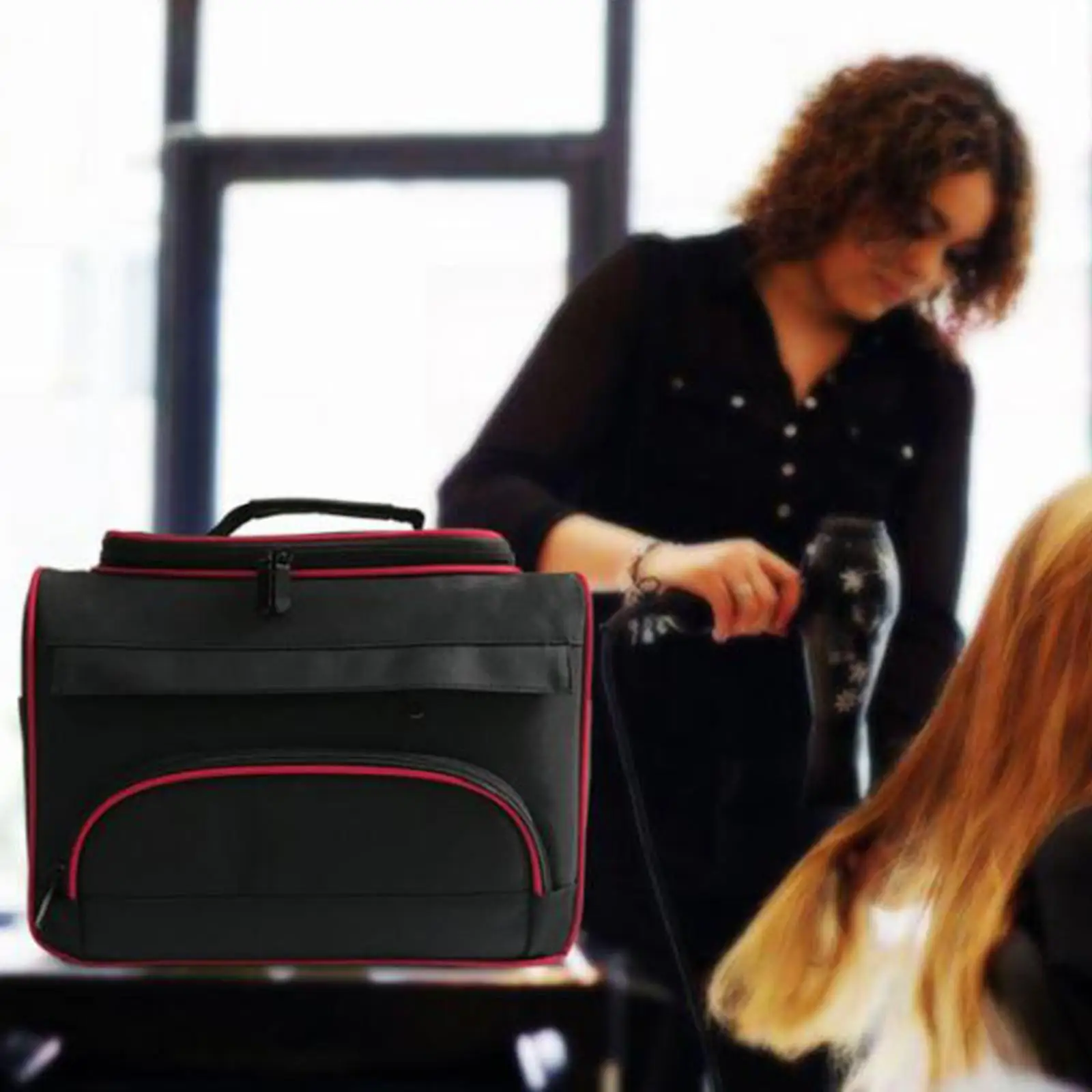 Travel Salon Barber Handbag Hairdressing Tools Storage Shoulder 