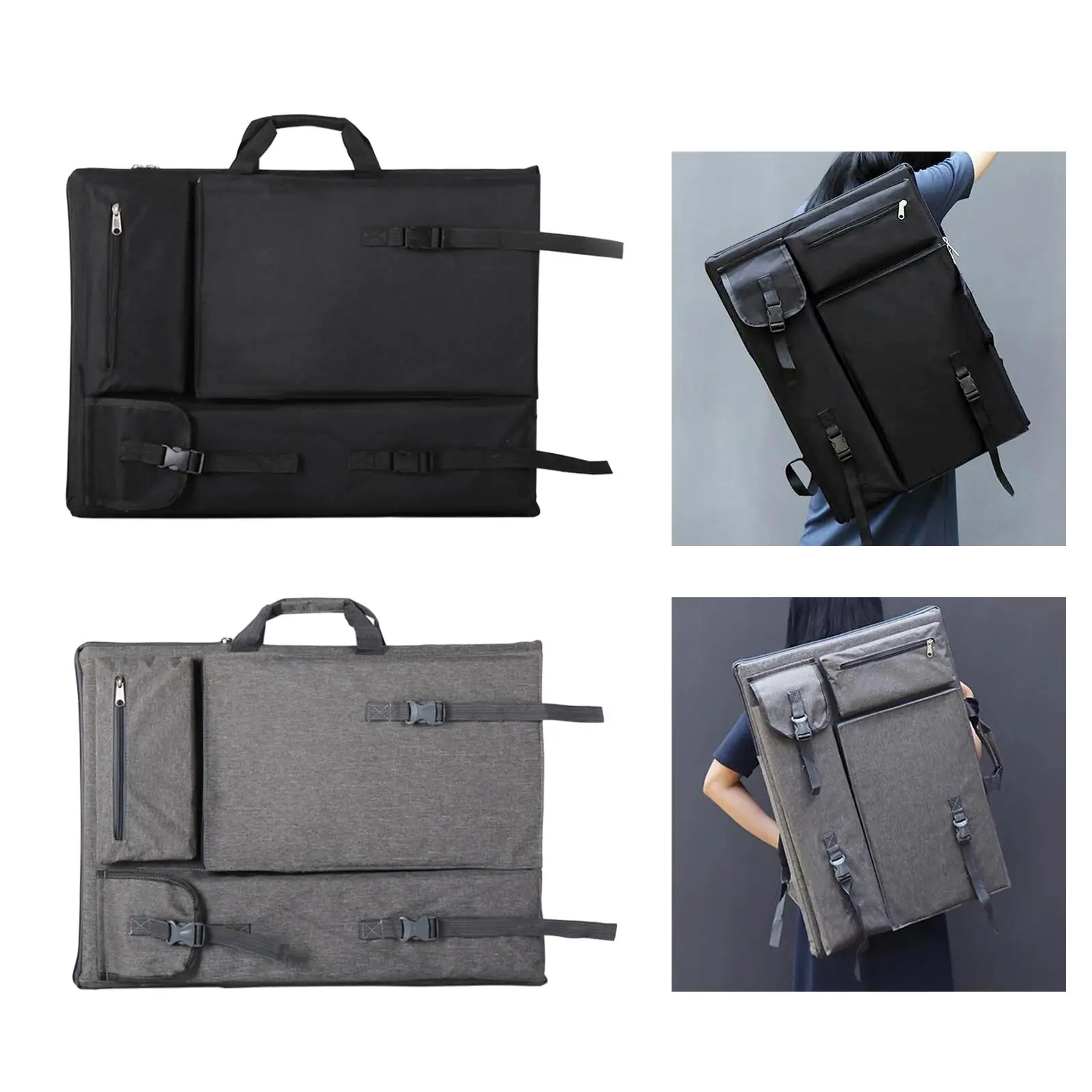 Art Portfolio Case 4K Artists Backpack for Drawing Board Bag Display Screen