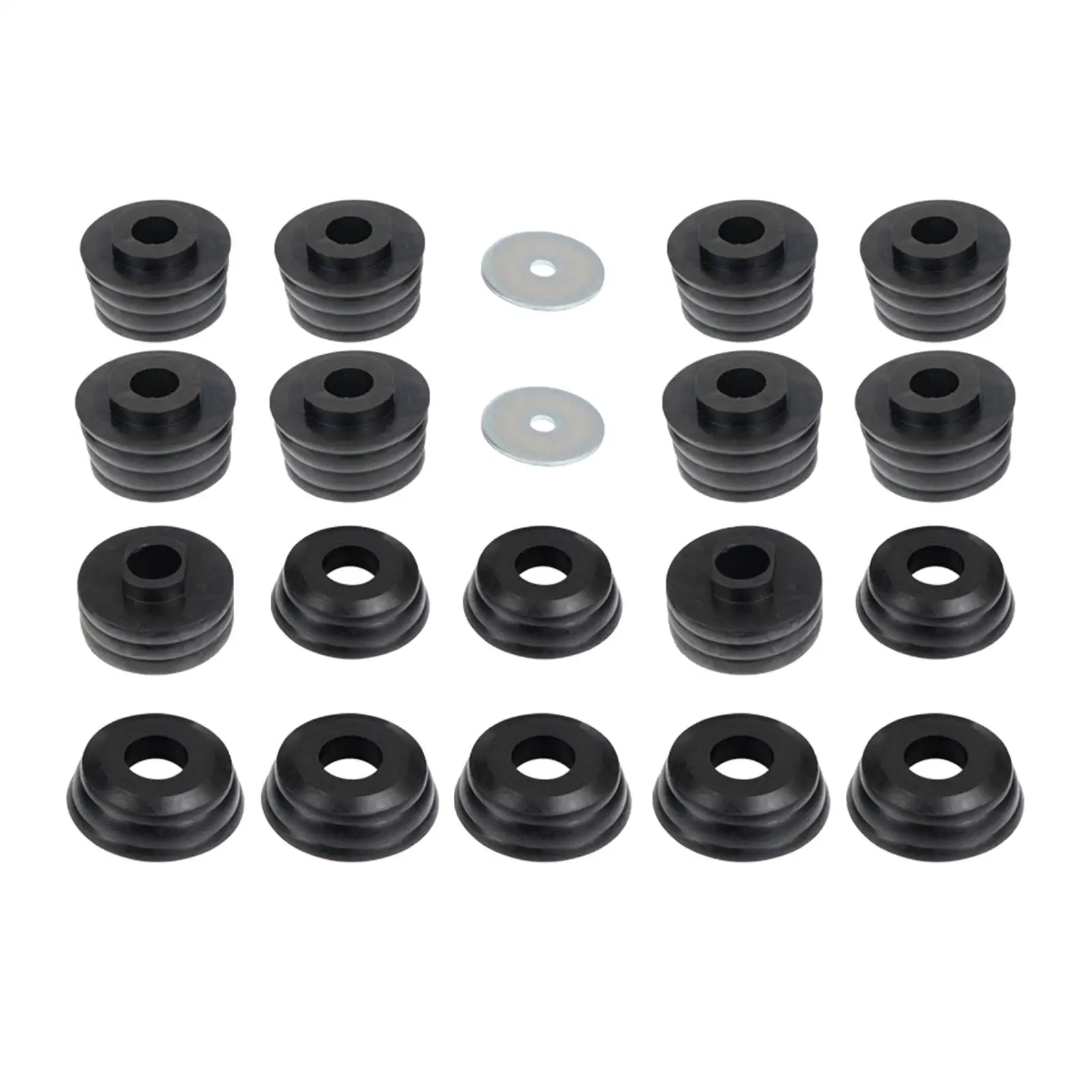 Body Cab Bushings Wear Resistant Professional Body Cab Mounts for GMC Sierra 1500 2500 2WD 4WD 1999-2014 Accessory Replaces