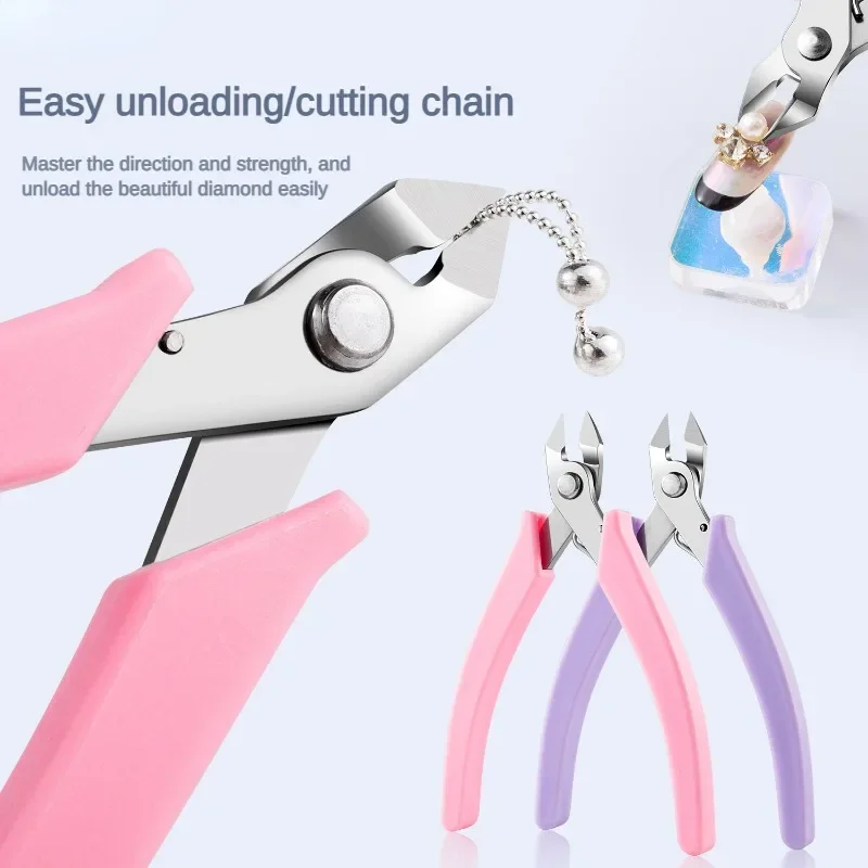 Best of New Manicure Nail Pliers Rhinestones Plier Nail Clipper Cutter Chain Removal Wire Cutter Metal Shear Drill Pliers Nail Art Tool Reviews & Tips