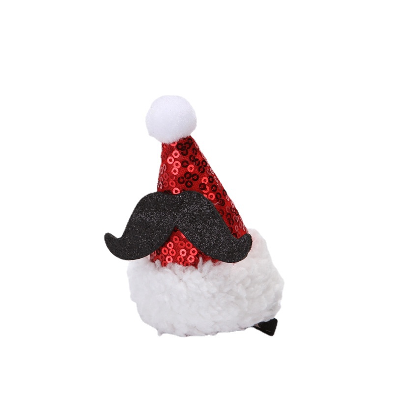 1Pc Weihnachten Erwachsene Kinder Haar Clip Santa Claus Geweih Haarnadel Clip Weihnachten Hut Geschenk Nette Haar Clip Zubehör – Detail 4