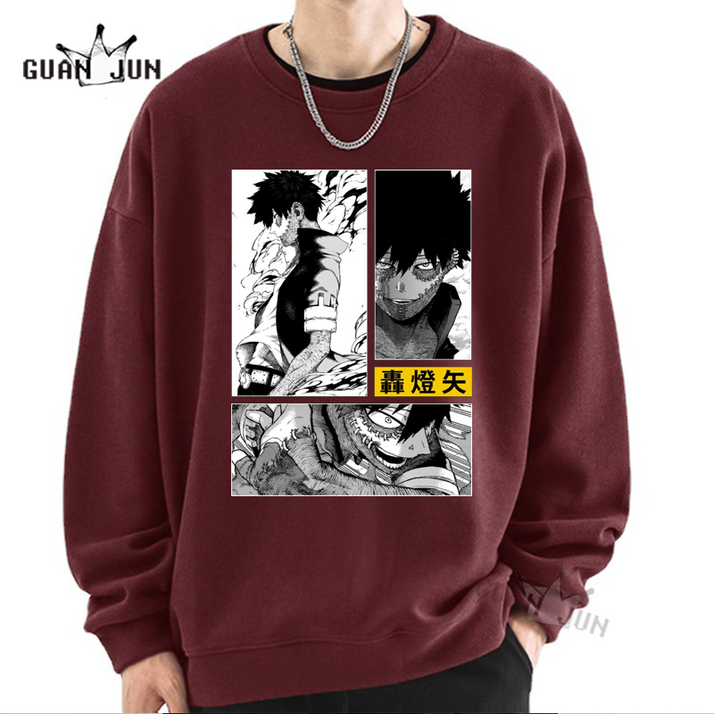 My Hero Academia Dabi & Tomura Shigaraki Hoodie - Harajuku Streetwear Pullover