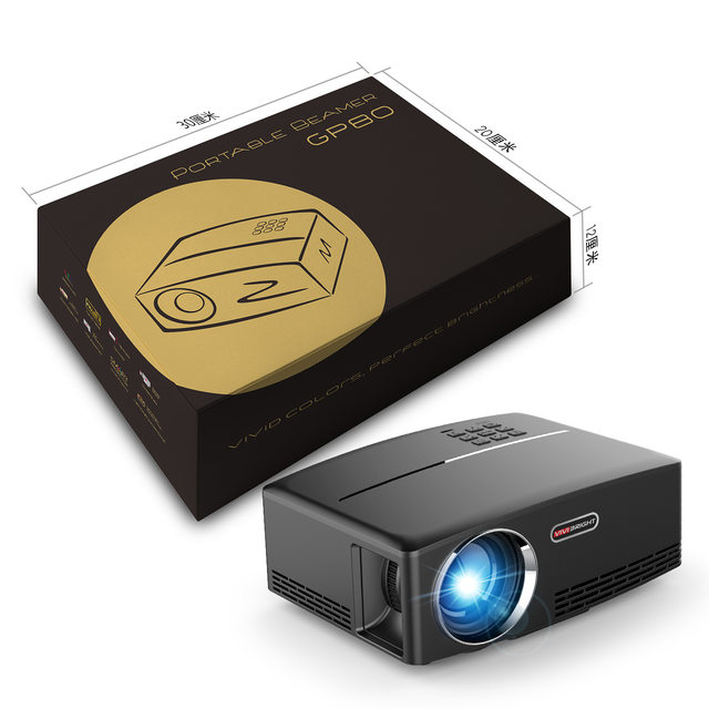 GP80 LED HOME THEATER top PROJECTOR