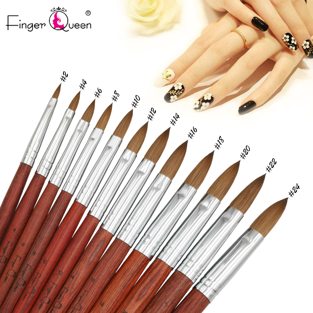 Best of Red Wooden Handle Nylon Acrylic Nail Brush For Nail Art Brush Drawing Gel Extension Brushes Nails Pen Manicure Nail Art Tools Reviews & Tips