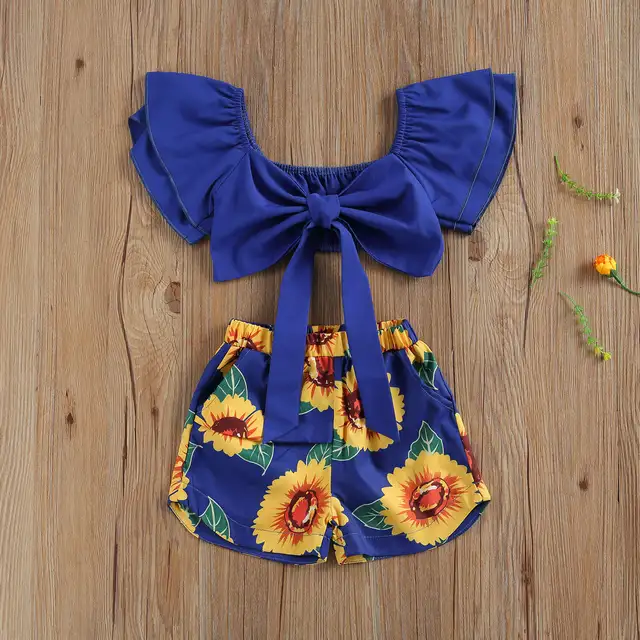  Aimaopao Toddler Baby Girls Summer Clothes Watermelon Print  T-shirt Linen Short Sets With Belt Outfits for 1-5 Years Old: Clothing,  Shoes