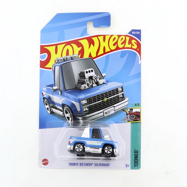 2023-93 2022-104 Hot Wheels TOON'D 83 CHEVY SILVERADO Mini Alloy