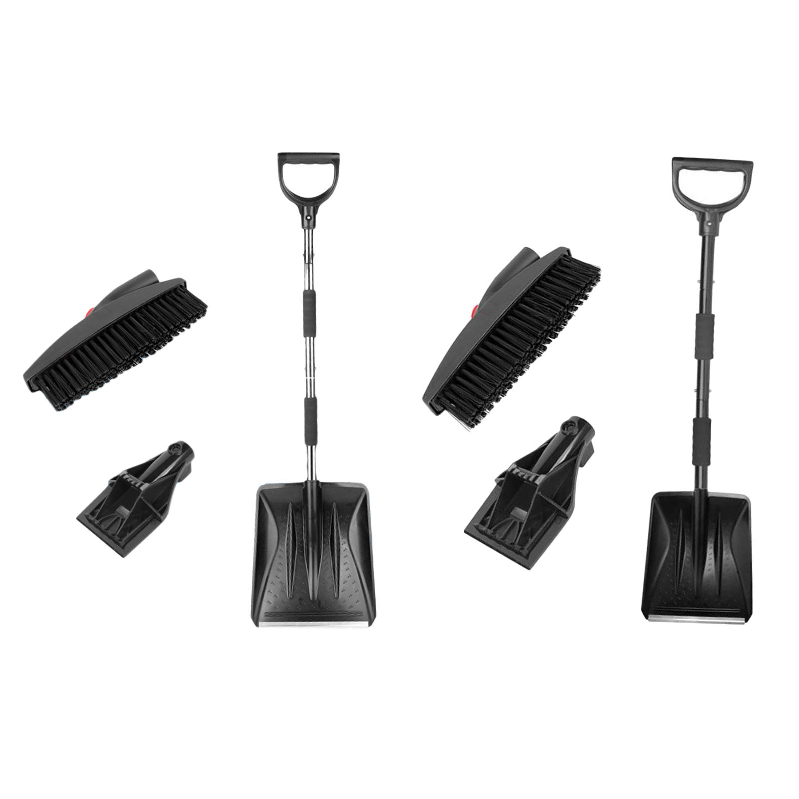 Snow Brush Scraper Snow Shovel for Car Comfortable Gripping Durable Lightweight 3 in 1 Snow Scraper Brush Snow Removal