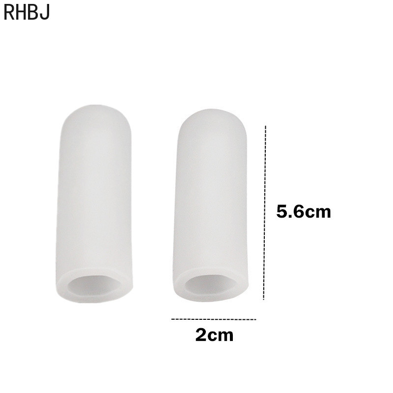 2 Stück Silikon-Finger- und Zehenschutz, Hühneraugen-Zehenschutz, Daumen-Überlappungs-Schutz, Schmerzlindernde Hülle, Zehenspreizer, Fußpflege-Tools – Detail 11