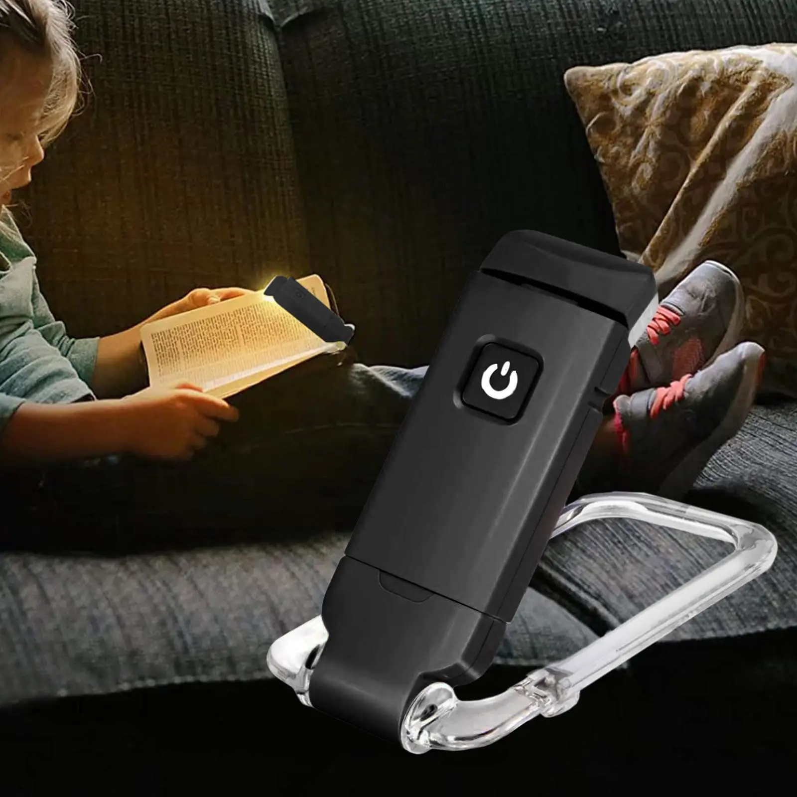 Portable Book Light Mini Clip Flexible LED Reading Lamp Bookmark Night Light For Travel Bedroom Reader