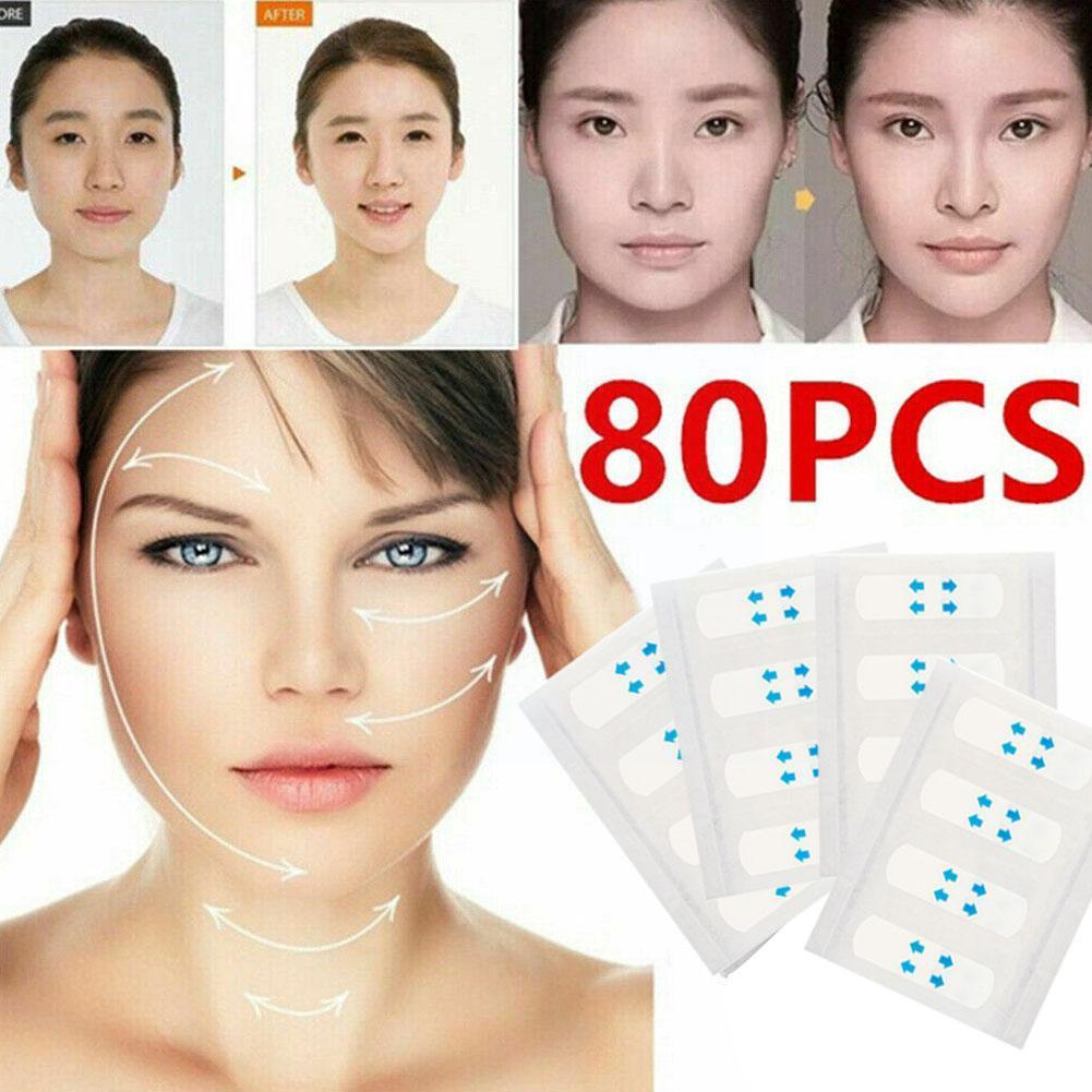 Best of Invisible Face Stickers Neck Eye Double Chin Lift V Refill Tapes Patch Ban Thin Adhesives Shape Makeup Facelifting V8W3 Reviews & Tips