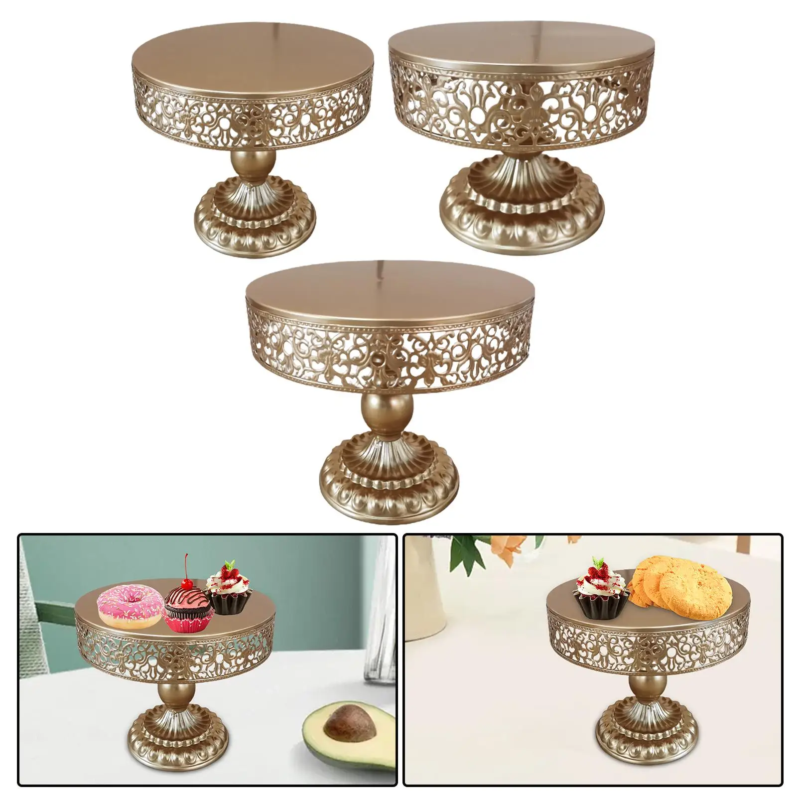 Cake Stand, Pastry Trays Holder Dessert Display Plate for Ornament Birthday Afternoon Tea