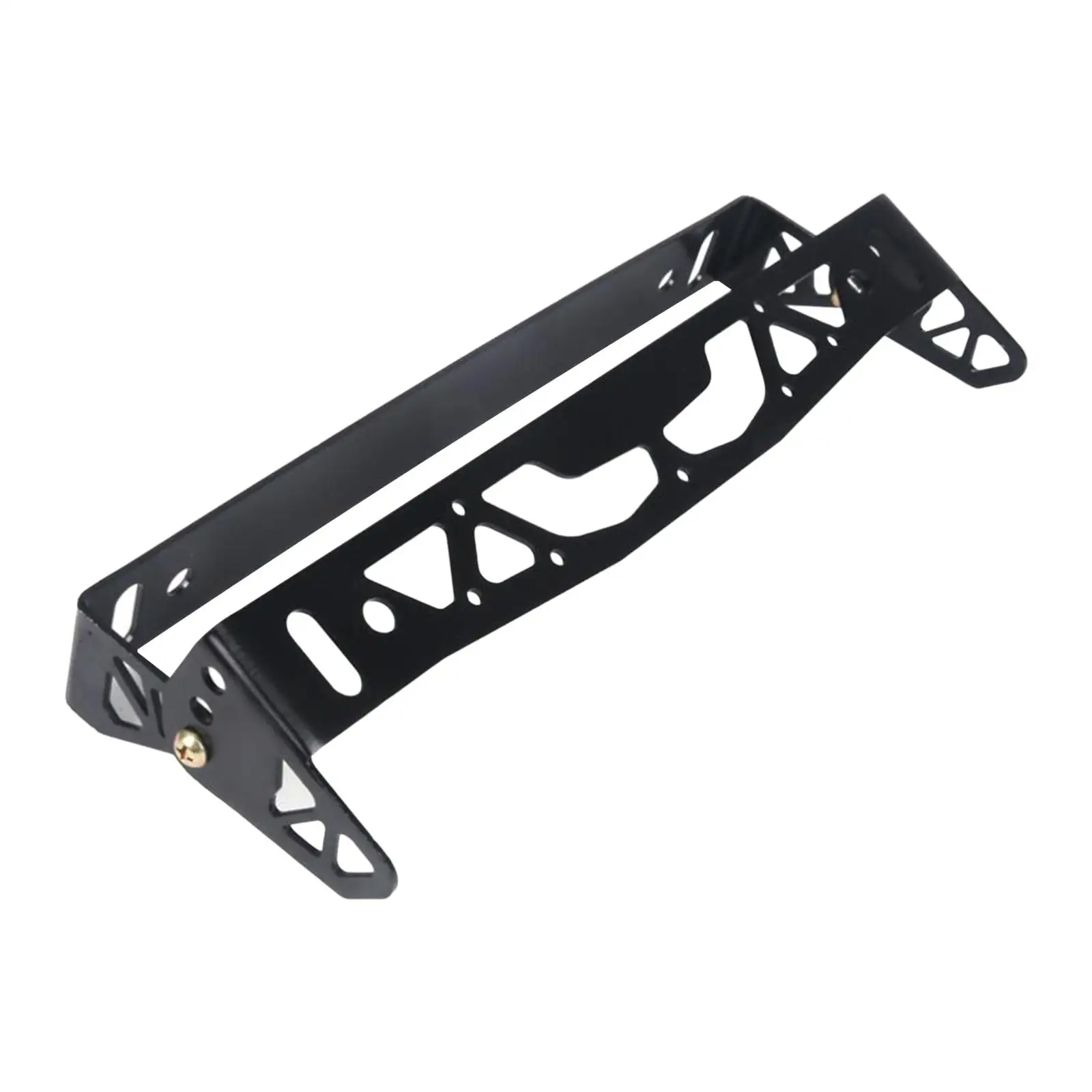 License Plate Frame Holder Auto Parts Aluminum Alloy Easy Installation Replaces Adjustable Car Front License Plate Mount