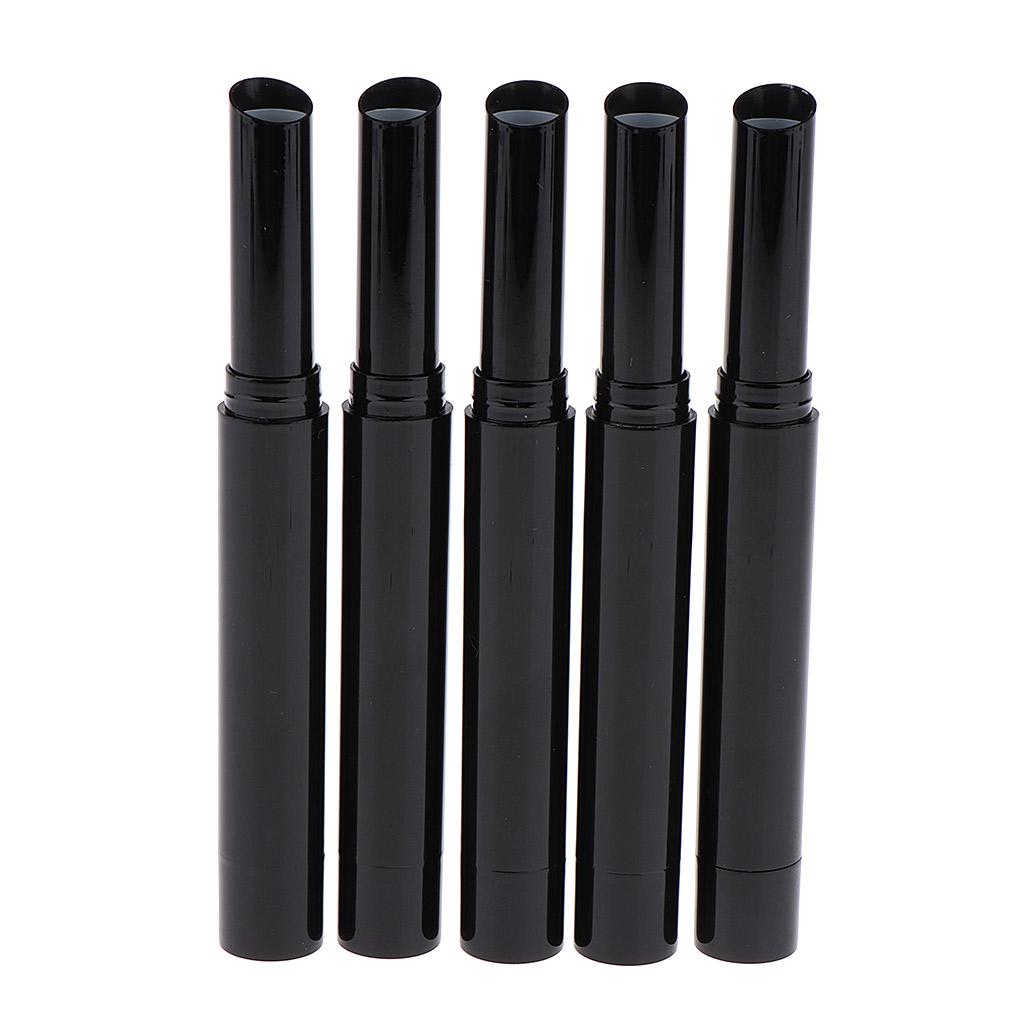 5PCS Makeup Cosmetic DIY  Lip Empty Container Tubes Refillable  Twist Bottles