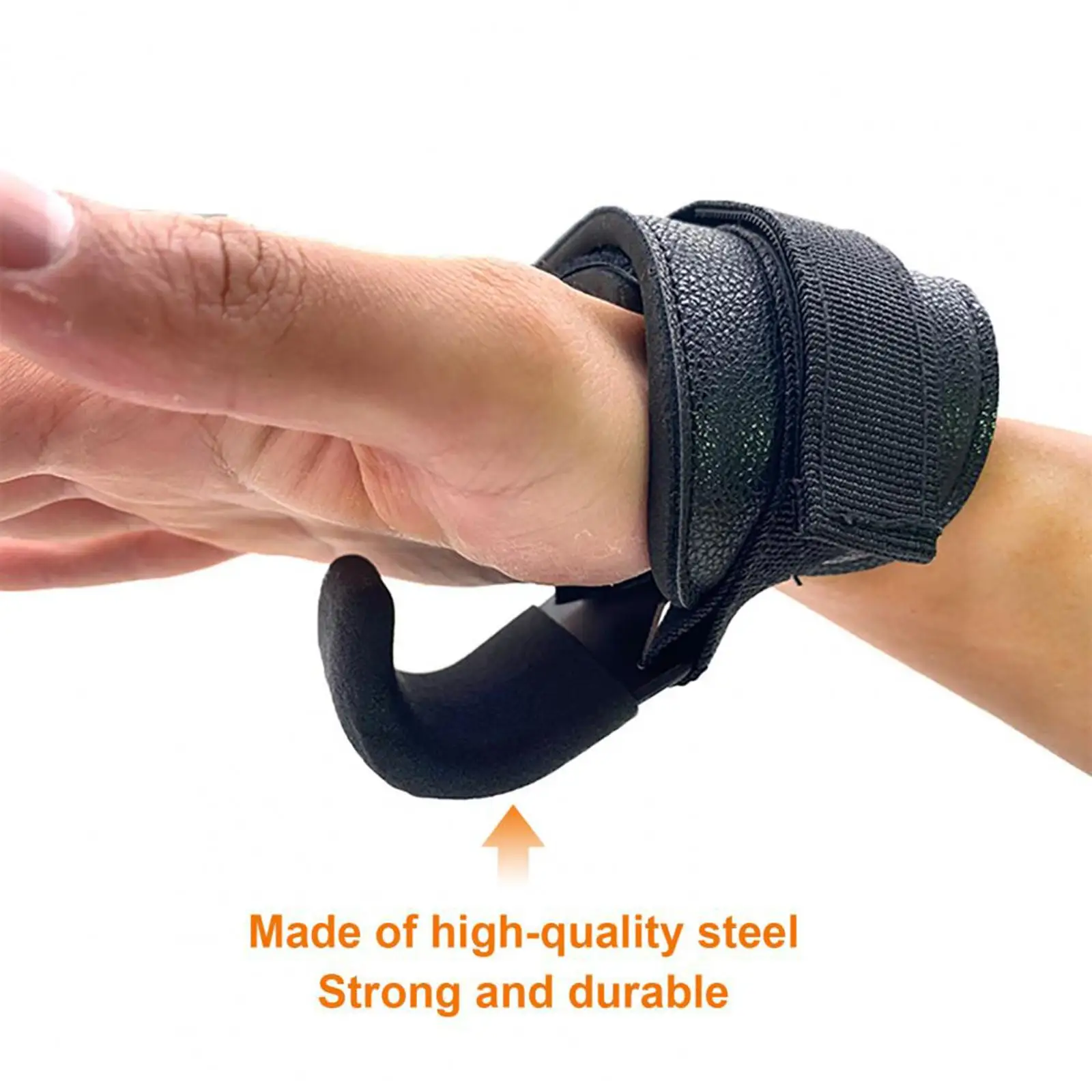 2Pcs Weight Lifting Wrist Strap with Hook Weight Wrist Straps for Deadlift