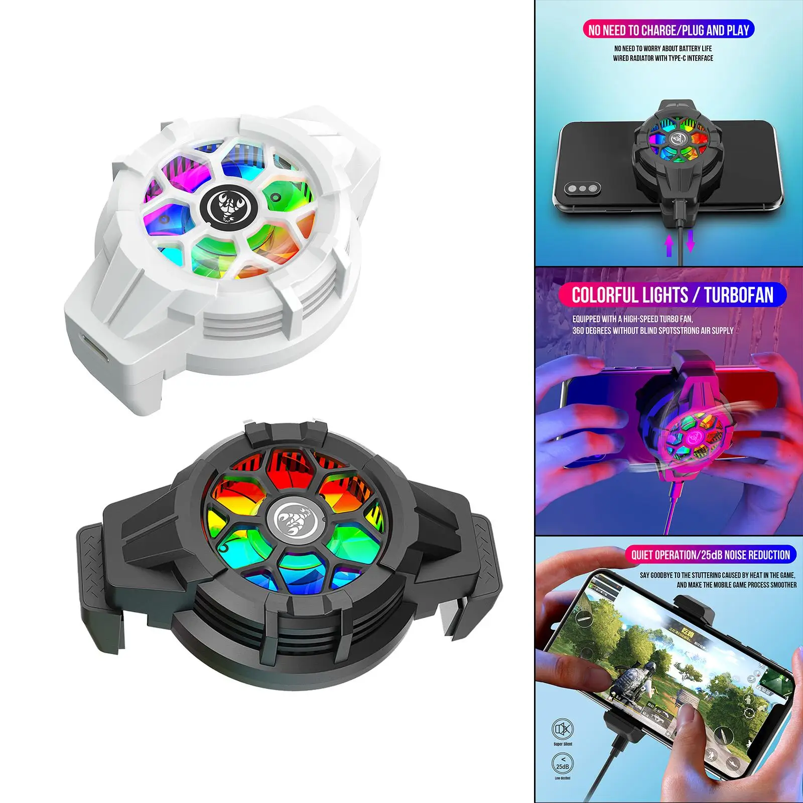 Portable Mobile Phone RGB Backlit Semiconductor with USB Cable