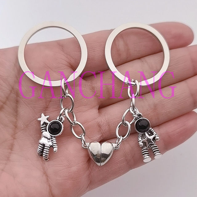 Stainless Steel Middle Finger Doodle Keychain - Funny Keyring Pendant Gift For Men & Women