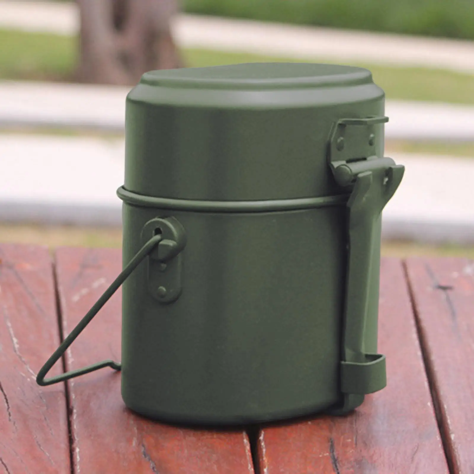 3Pcs Lunch Box Aluminum Alloy Cookware for Camping Outdoor Food Container