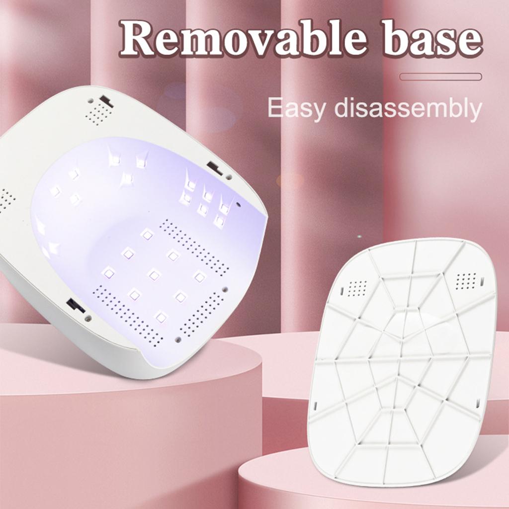 LED Nail Lamp 60W with Digital Machine for Manicure and Girl