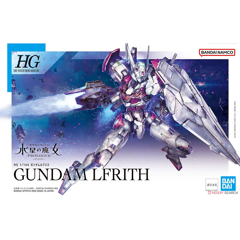 Bandai Original GUNDAM Anime THE WITCH FROM MERCURY GUNDAM XGF-02 LFRITH HG 1/144 Action Figures Toys Collectible Model Gifts