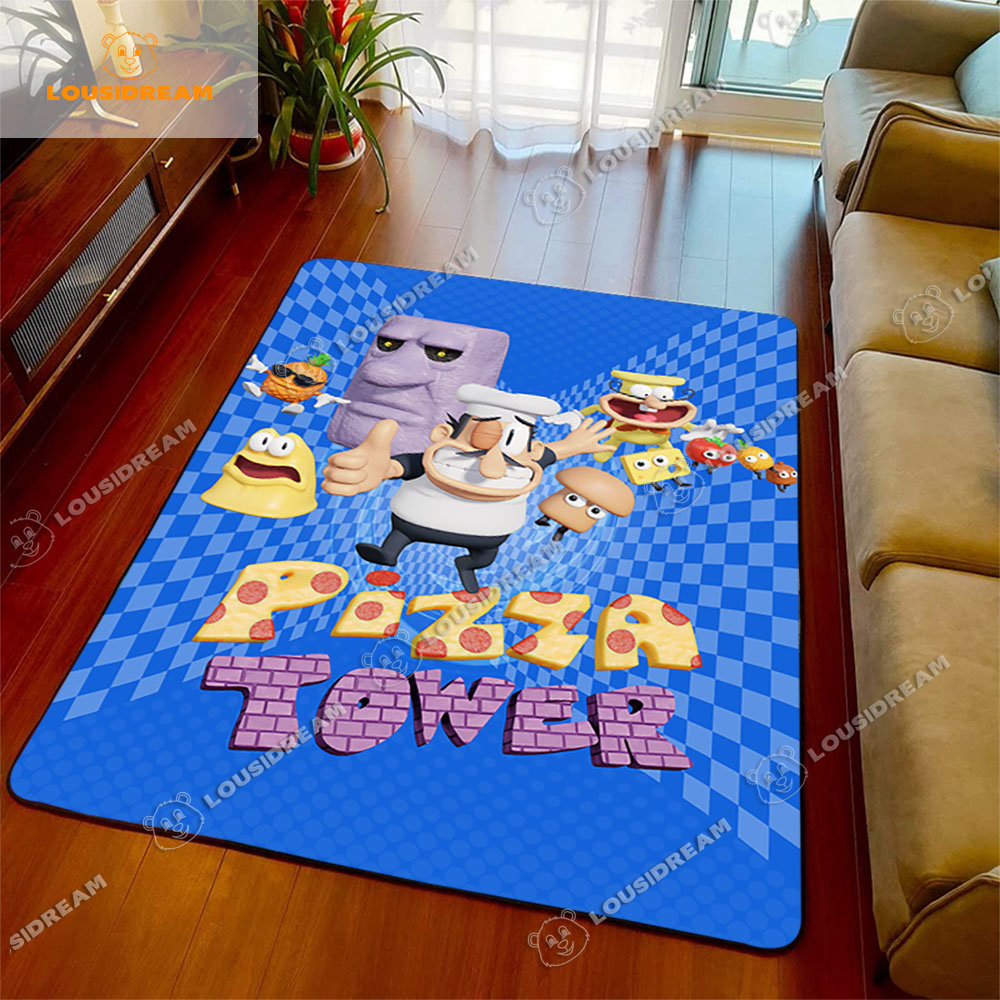 tour tapis de jeu de style pixel tapis de chambre tapis de décoration de maison