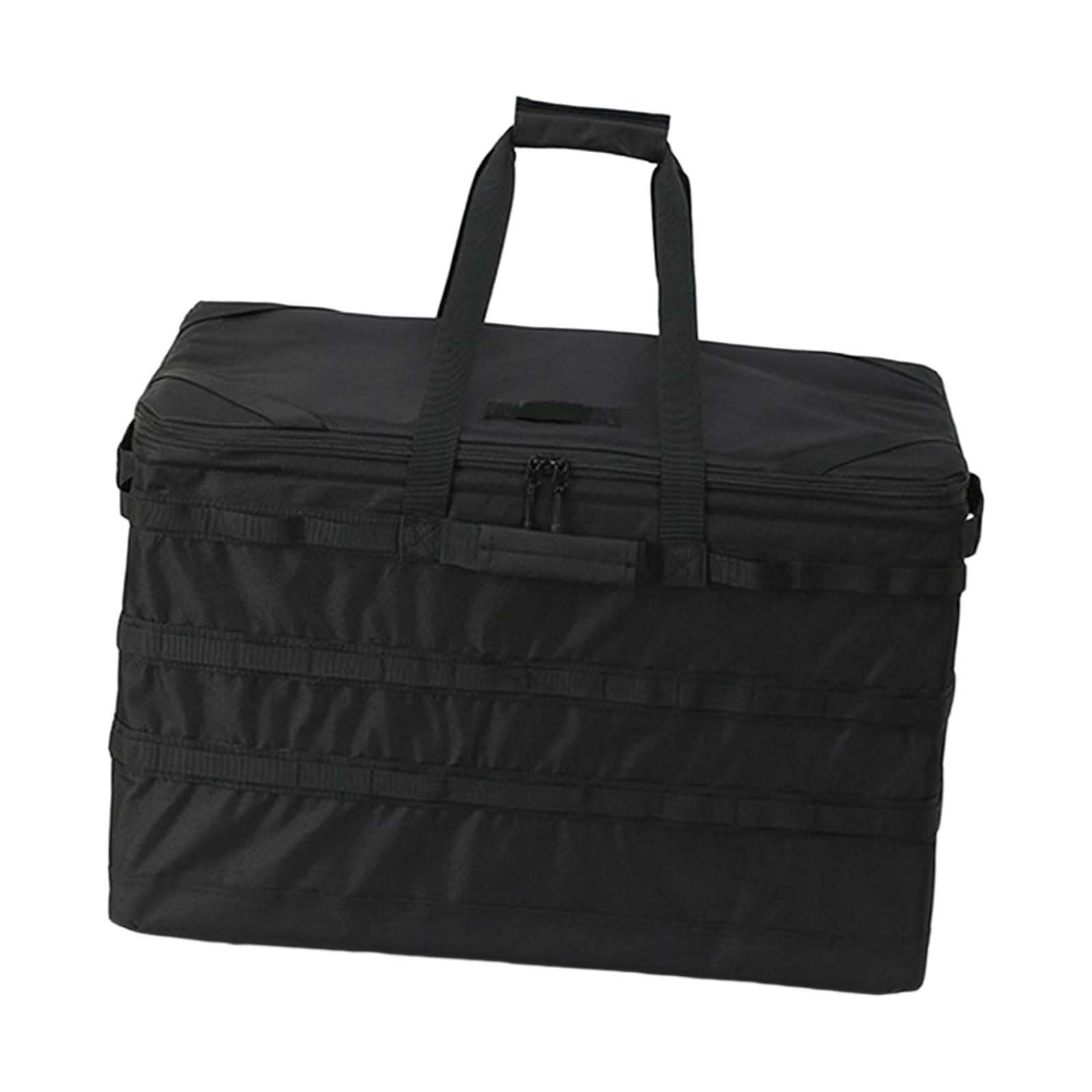 Camping Storage Bag Large Capacity with Dividers with Handles Utility Tote