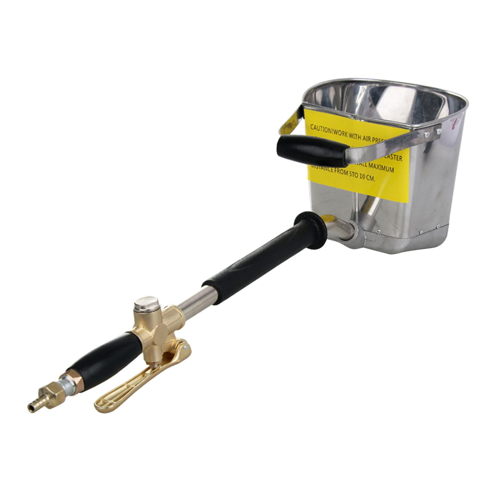 Mortar Sprayer Stucco Shovel Hopper Wall Plaster Sprayer 4 Jet Cement Mortar Spray Gun for Wall Painting Water Mud Cement Stucco