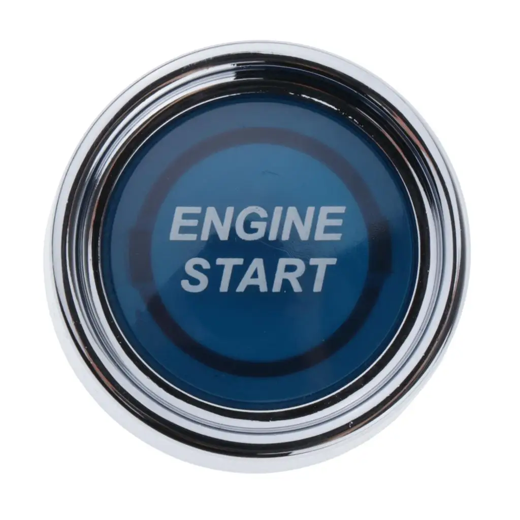 Car Engine Ignition Start Switch  Background Push Button Starter 12V