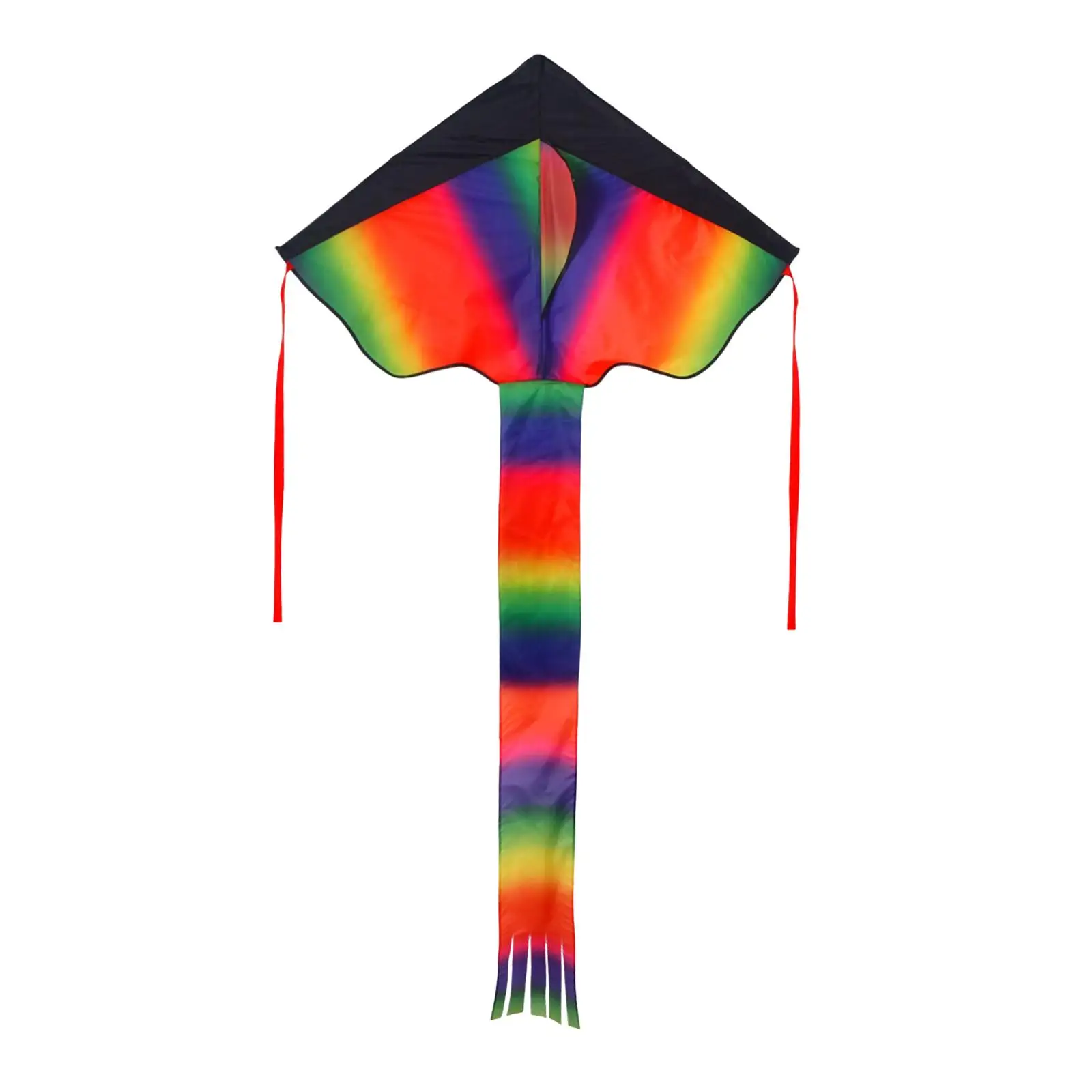 Delta Kites Fly Kite Rainbow Rainbow Kites Long Tail for Toy Family Trips Beginner