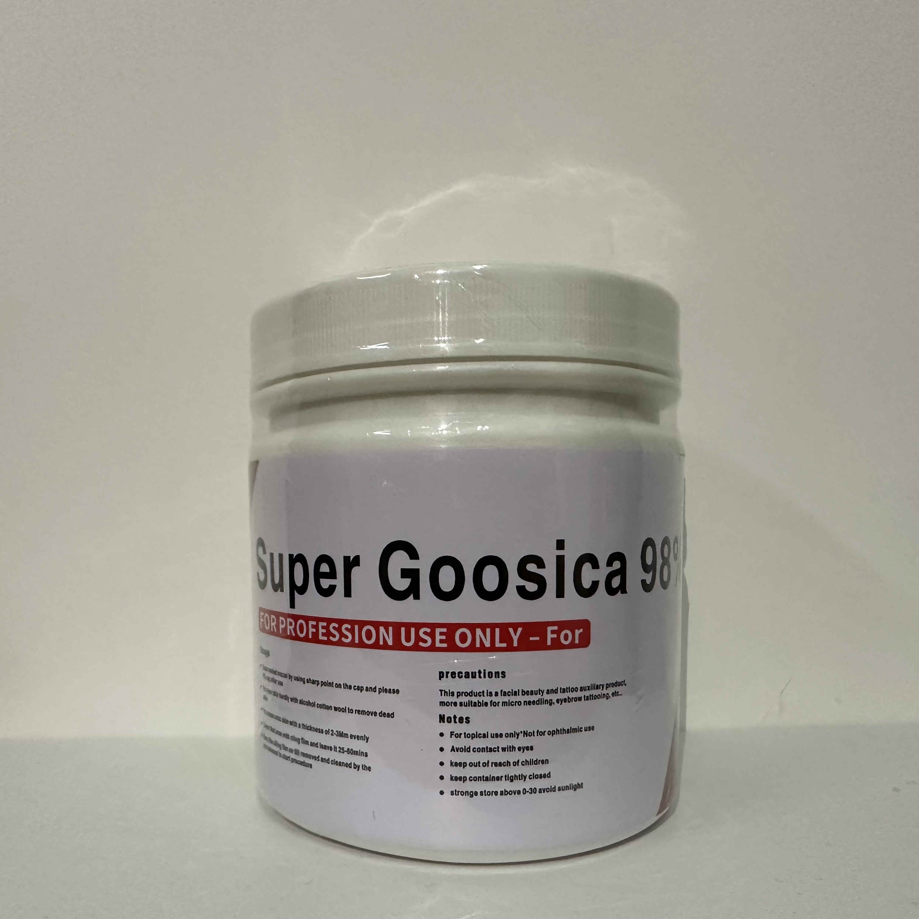 Best of Original NEW 98% Super Goosica Tattoo Cream 500g Before Permanent Makeup Microneedle Eyebrow Lips Auxiliary Cream Tattoo Removal Reviews & Tips