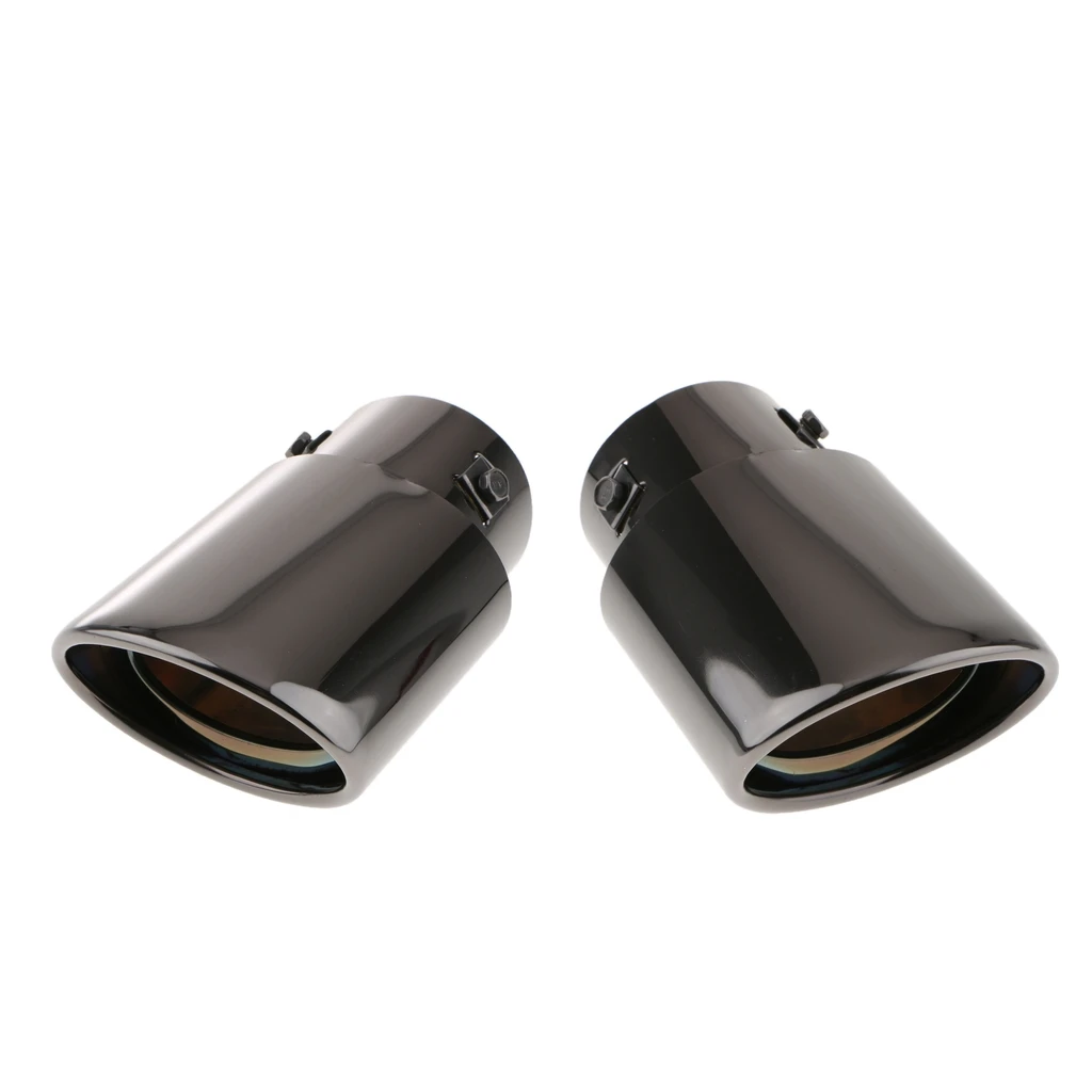 2X   Stainless   Steel      Muffler      Exhaust   Clamp   Anti -