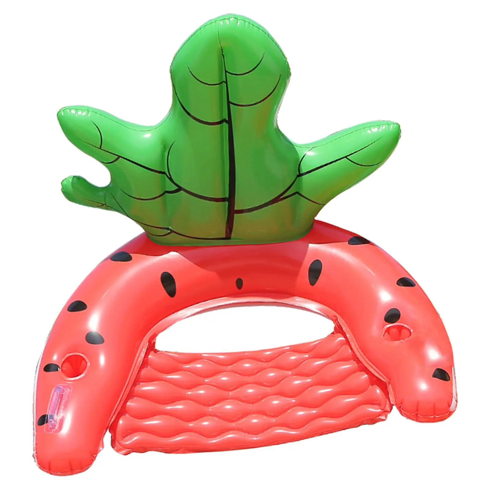 Watermelon Inflatable Pool Float with Handles Beach Float Chair Lake Raft for Swimming Pool Beach Outdoor Party