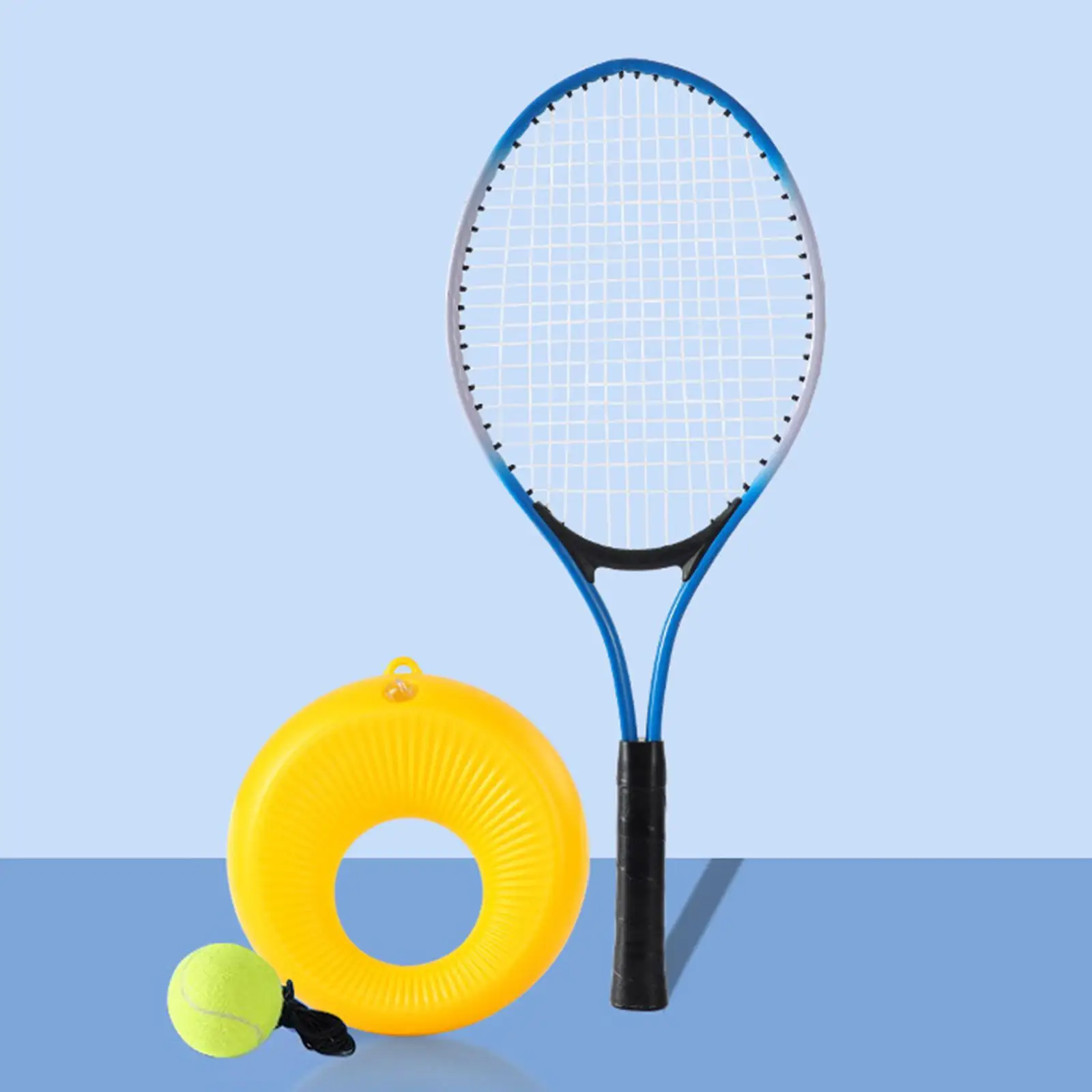 Self Practice Tennis Racket Professionals Beginners Indoor Outdoor Practical Yard Tool Solo Training Tennis Trainer Return Ball
