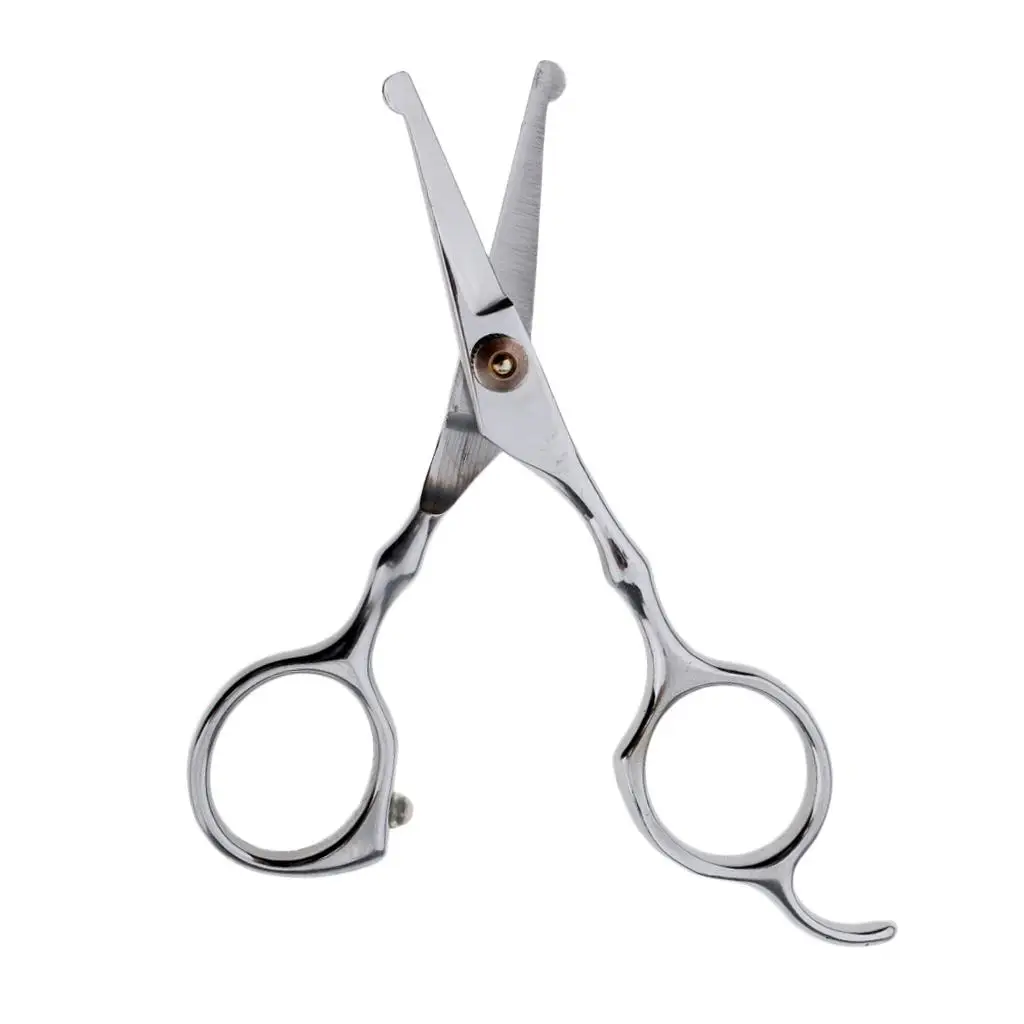 Facial/Nose/Ear/Mustache/Eyebrow/Hair Scissors,Stainless Steel Makeup Scissors ,with Round Tip