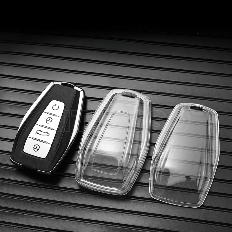TPU Auto Fernbedienung Schlüssel Fall Abdeckung Halter Shell Für Geely Emgrand X7 EX7 Coolray 2019-2020 Auto Styling fob Zubehör – Detail 5