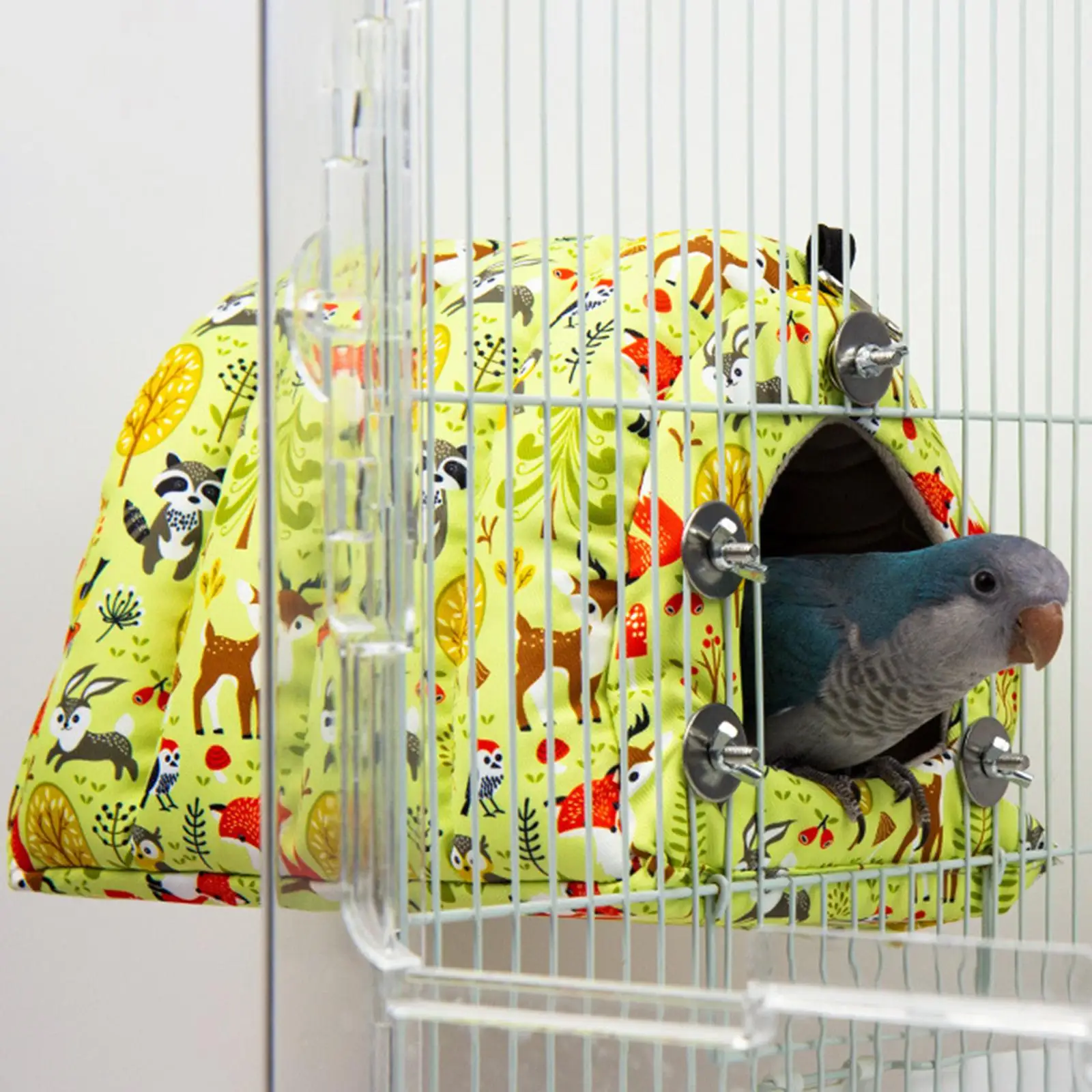 Warm Parrot Cage Hammock Cage Accessory Bird Hanging Nest for Finches Parrot